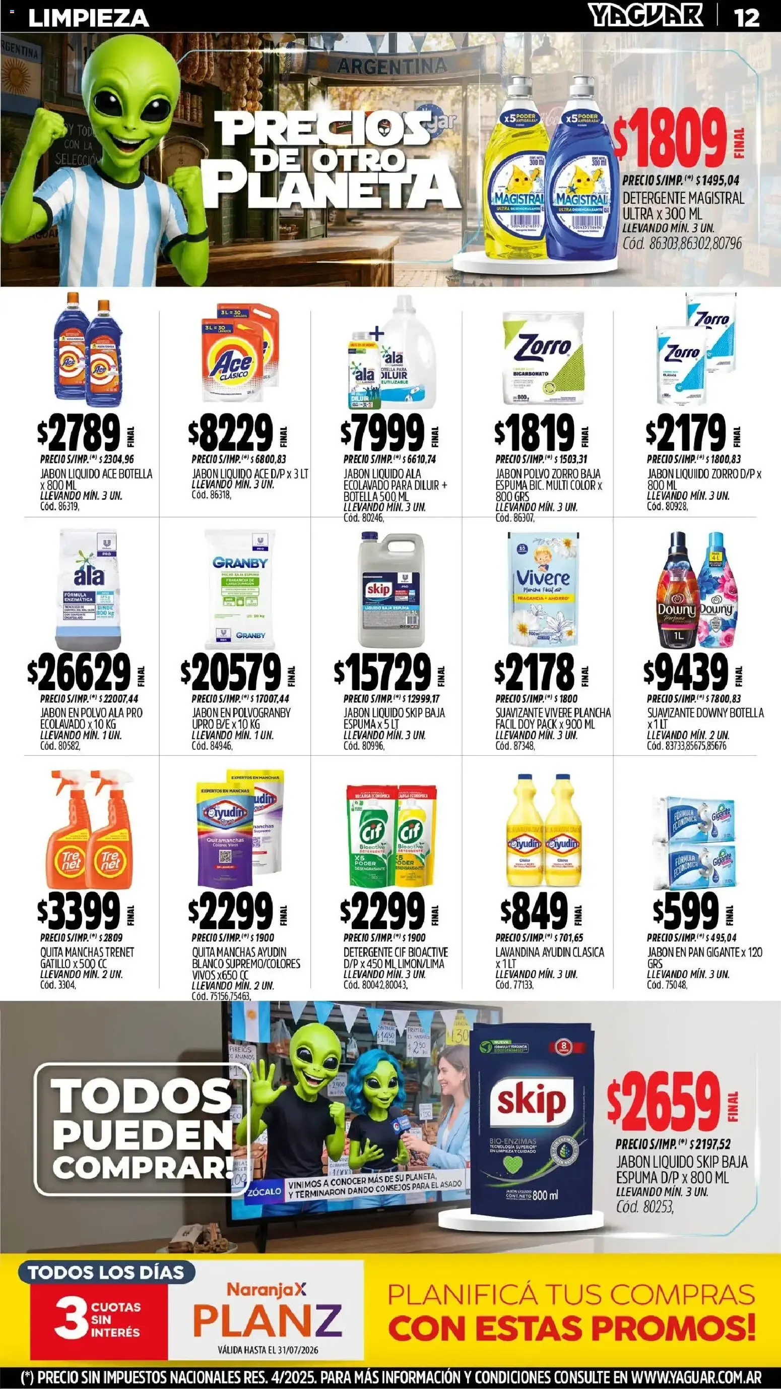 Ofertas de Yaguar - Oferta Semanal Neuquen del 29/06/2026 - 05/07/2026 29 de junio al 5 de julio 2026 - Página 13 del catálogo