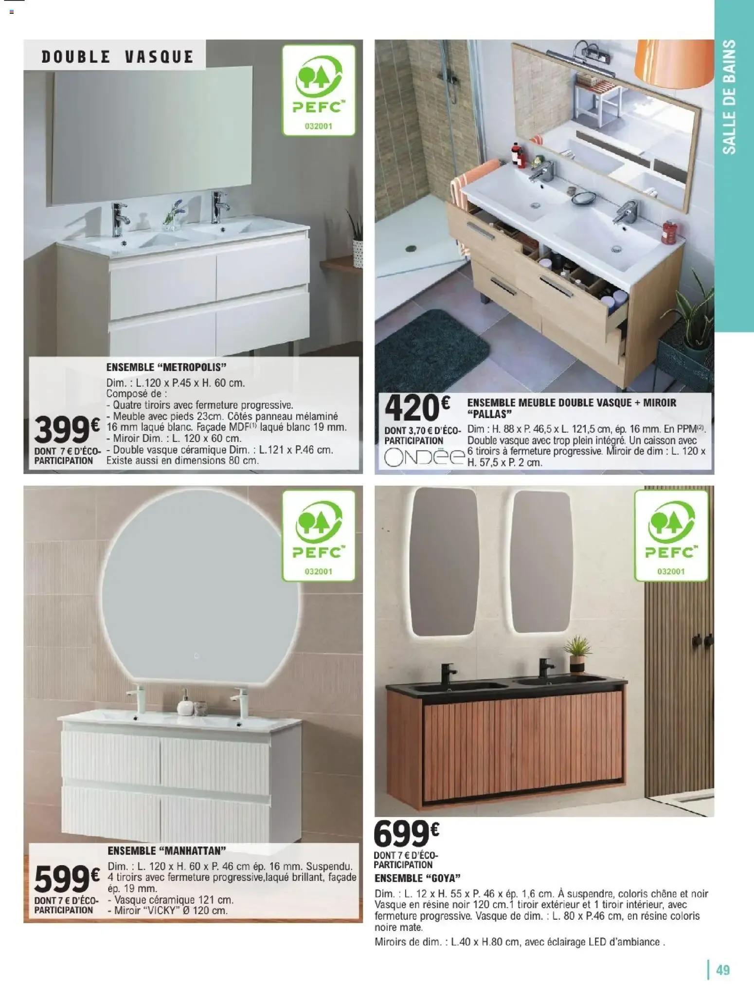 Brico E.Leclerc - Guide aménagement intérieur à partir du 06/01/2026 - promo en ligne du 6 janvier au 7 février 2026 - Catalogue page 49