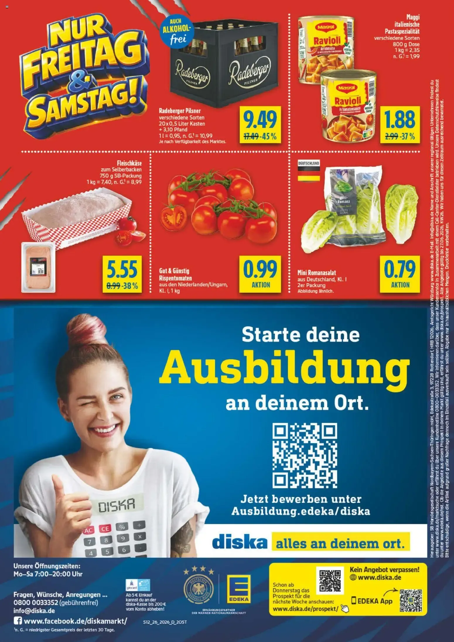 Diska Prospekt (ab 22.06.2026) zum Blättern von 22. Juni bis 27. Juni 2026 - Prospekt seite 14