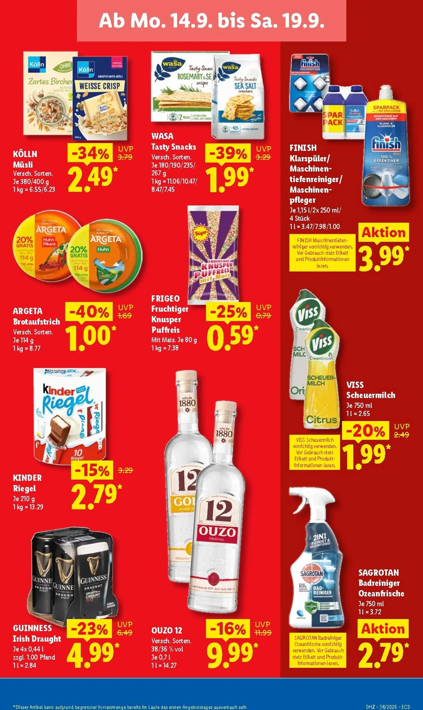Lidl Prospekt nächste Woche – von Montag 14.09.2026 bis Samstag 19.09.2026 von 14. September bis 19. September 2026 - Prospekt seite 20