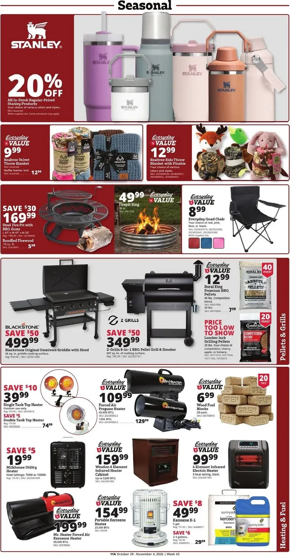 Weekly ad Current Rural King leaflet valid from Thursday 10/29/2026 to Wednesday 11/04/2026 from October 29 to November 4 2026 - Page 11