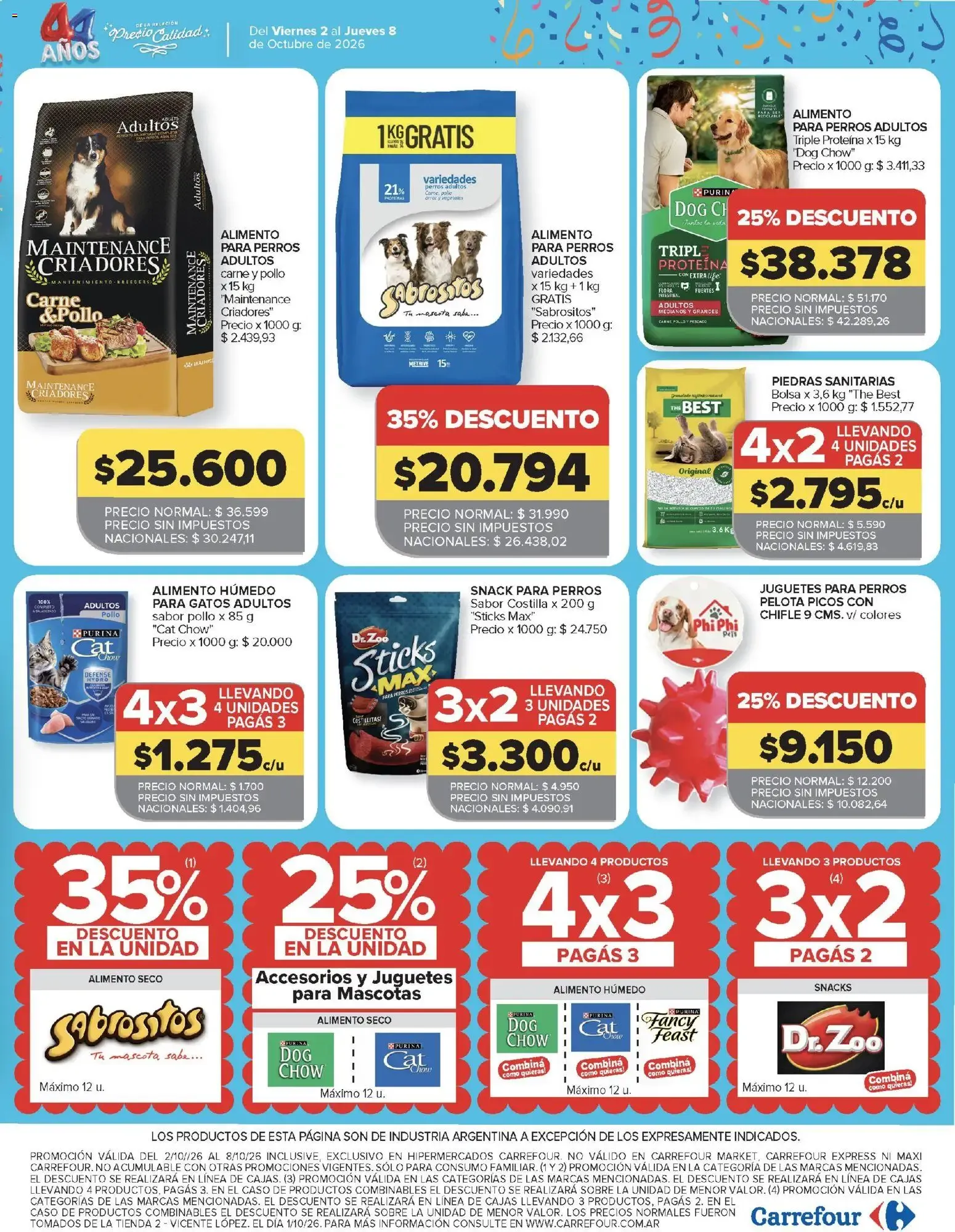 Ofertas de Carrefour - 1.ª semana de festejos y Súper Precios 2 de octubre al 8 de octubre 2026 - Página 24 del catálogo