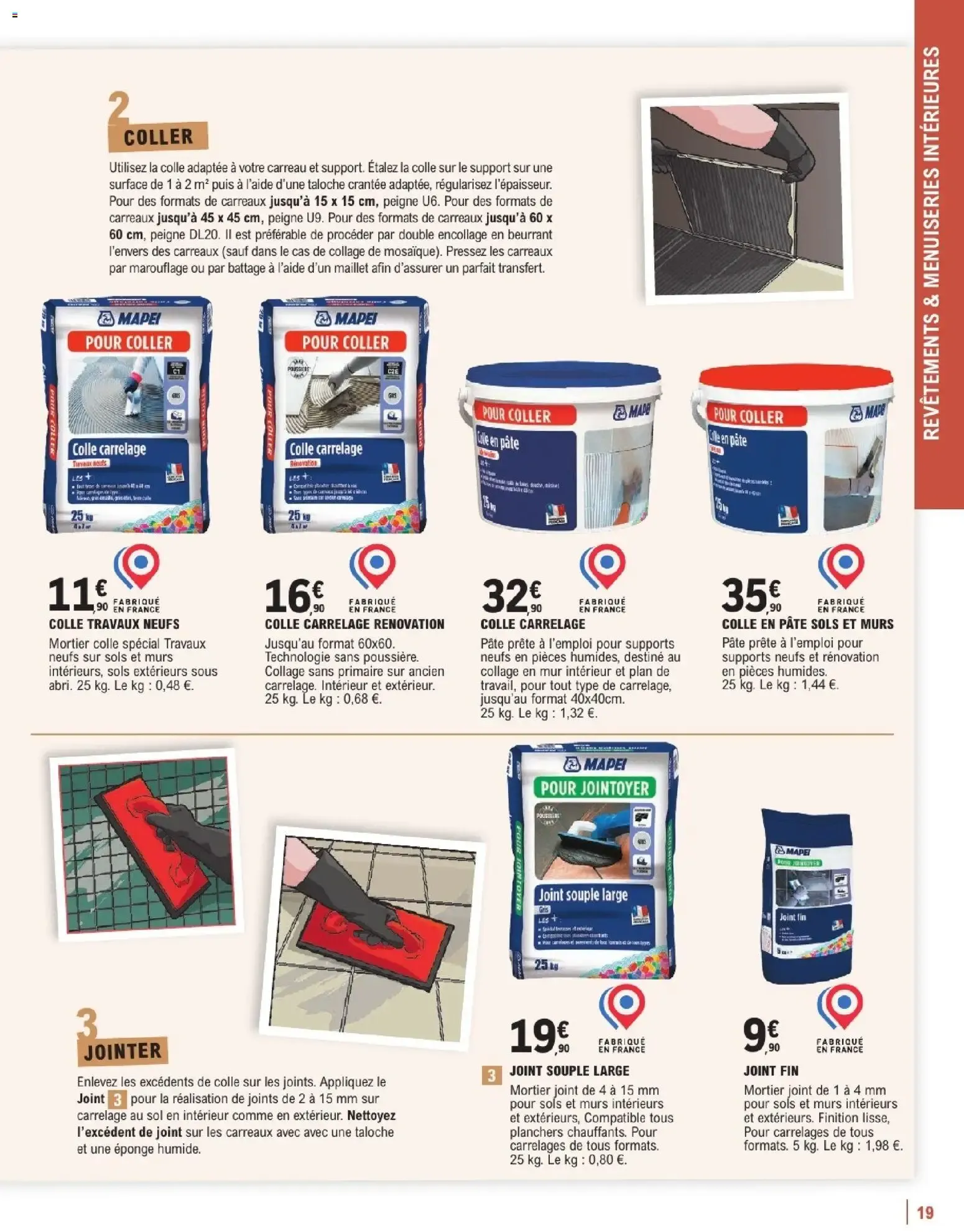 Brico E.Leclerc - Guide aménagement intérieur à partir du 06/01/2026 - promo en ligne du 6 janvier au 7 février 2026 - Catalogue page 19