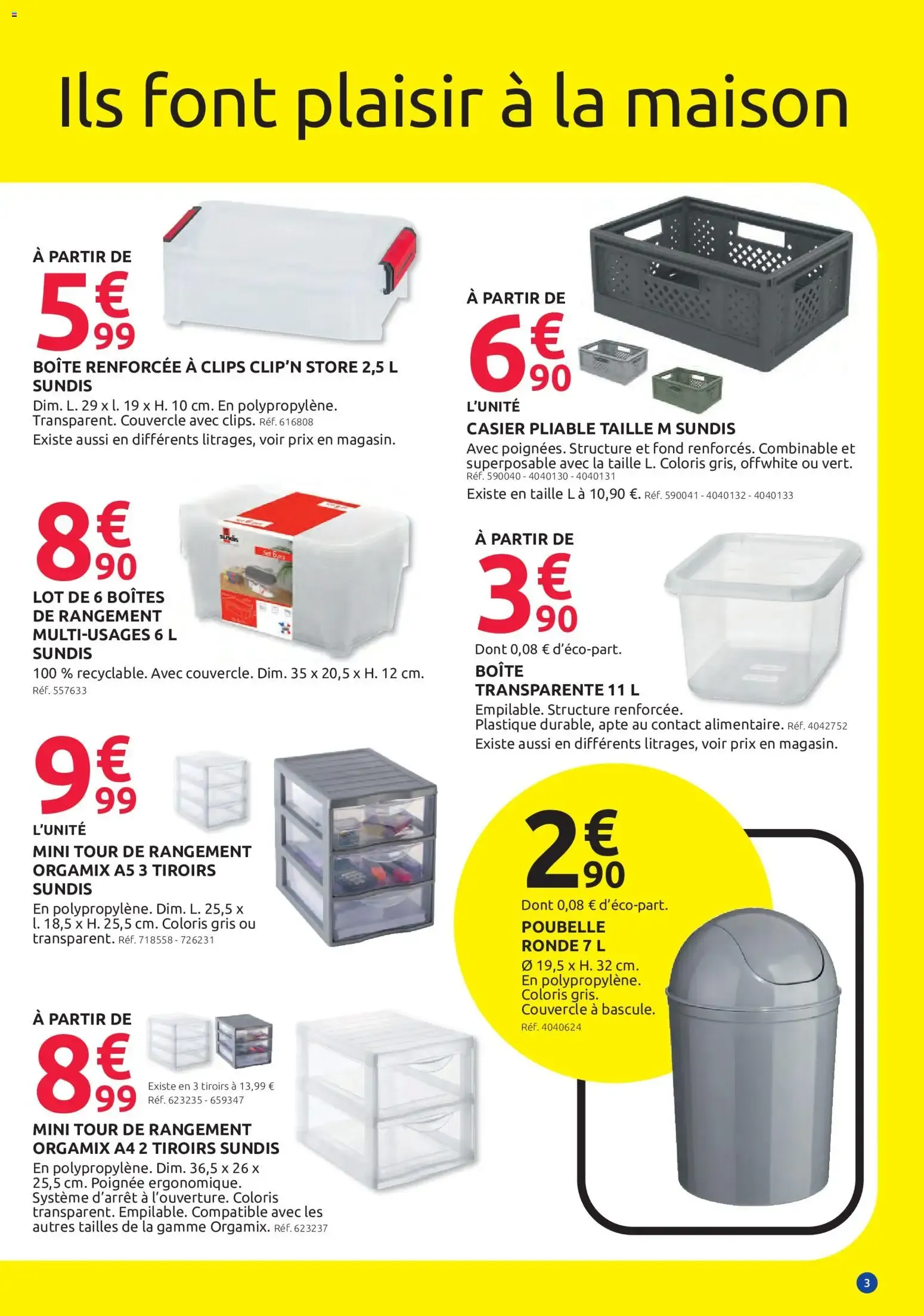 Mr. Bricolage - Spécial Rangement du 26 août au 13 septembre 2026 - Catalogue page 3