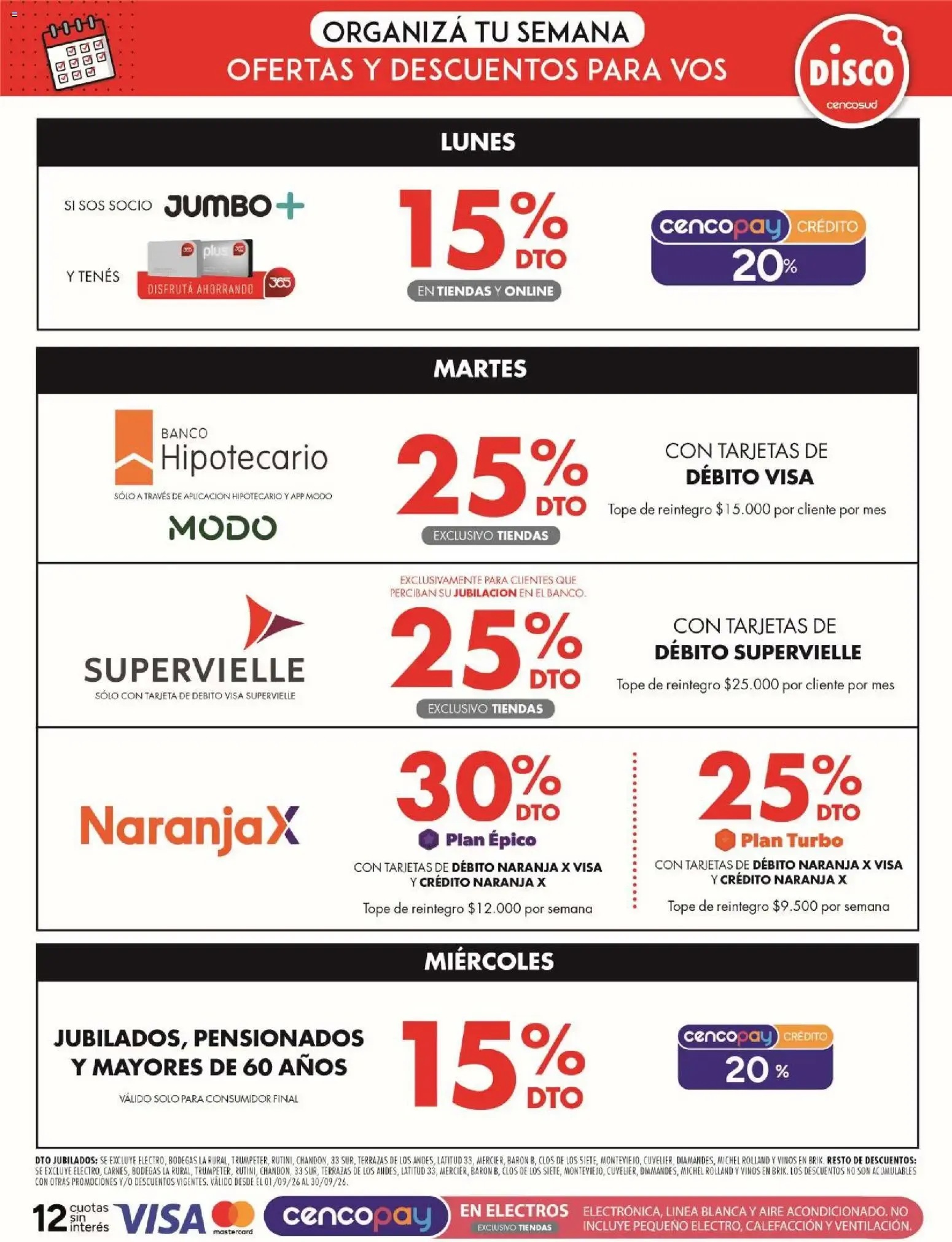 Ofertas de Disco - Ofertas | Bs. As. y Santa Fé del 04/09/2026 - 06/09/2026 4 de septiembre al 6 de septiembre 2026 - Página 11 del catálogo
