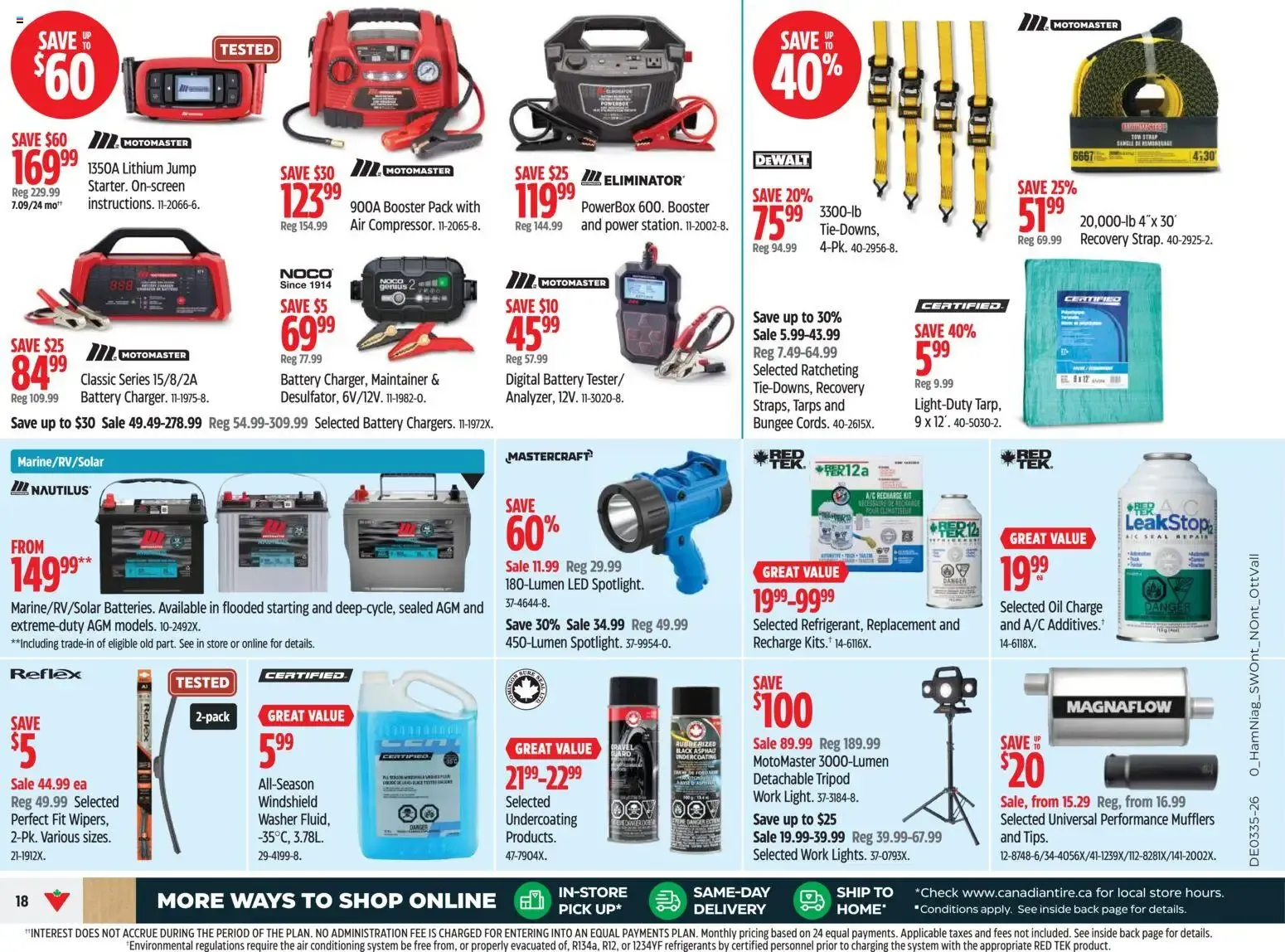 Canadian Tire weekly flyer from Aug 27, 2026 > weekly specials & deals from August 27 to September 2 2026 - flyer page 18