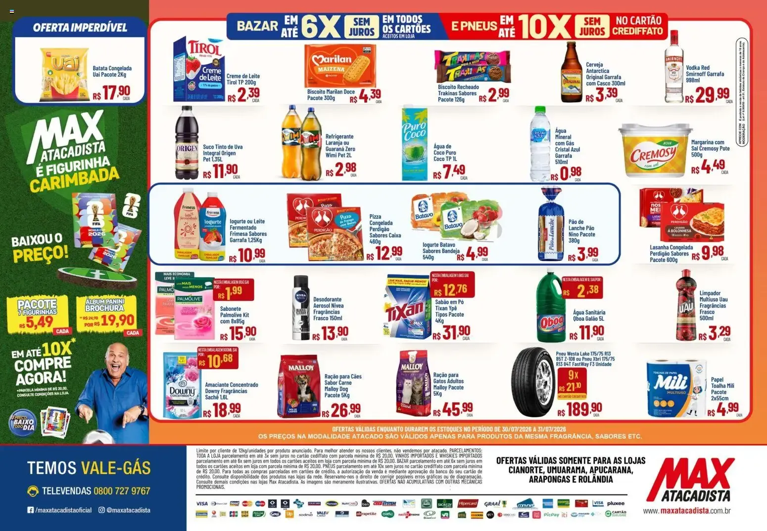 Encarte de Max Atacadista ofertas Fecha Mês de 30/07/2026 | Promoções Online 30 de julho até 31 de julho 2026 - Pagina 2