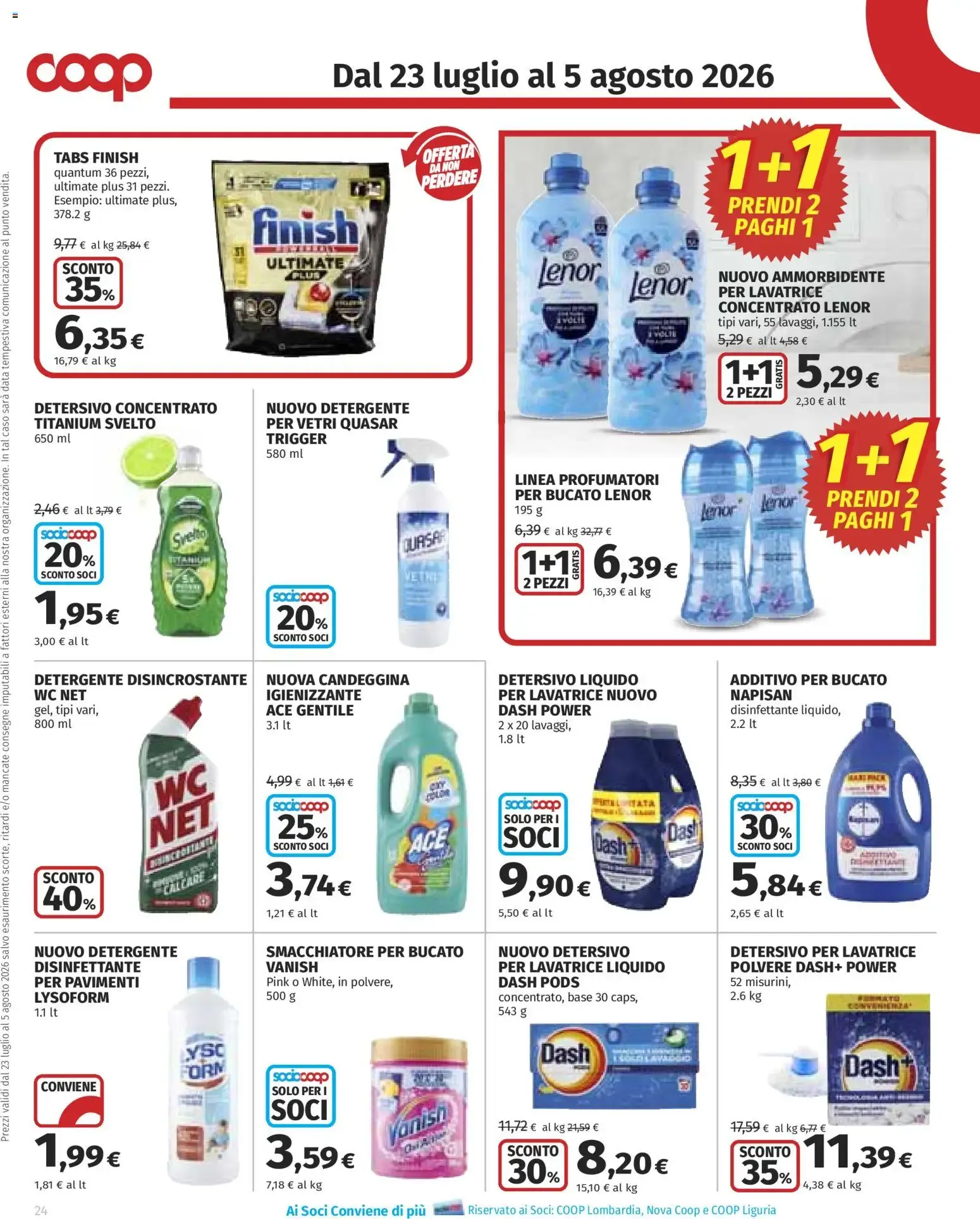Volantino COOP Anteprima dal 23/07/2026 > NUOVO Promozioni da 23 luglio a 5 agosto di 2026 - Pagina del volantino 24