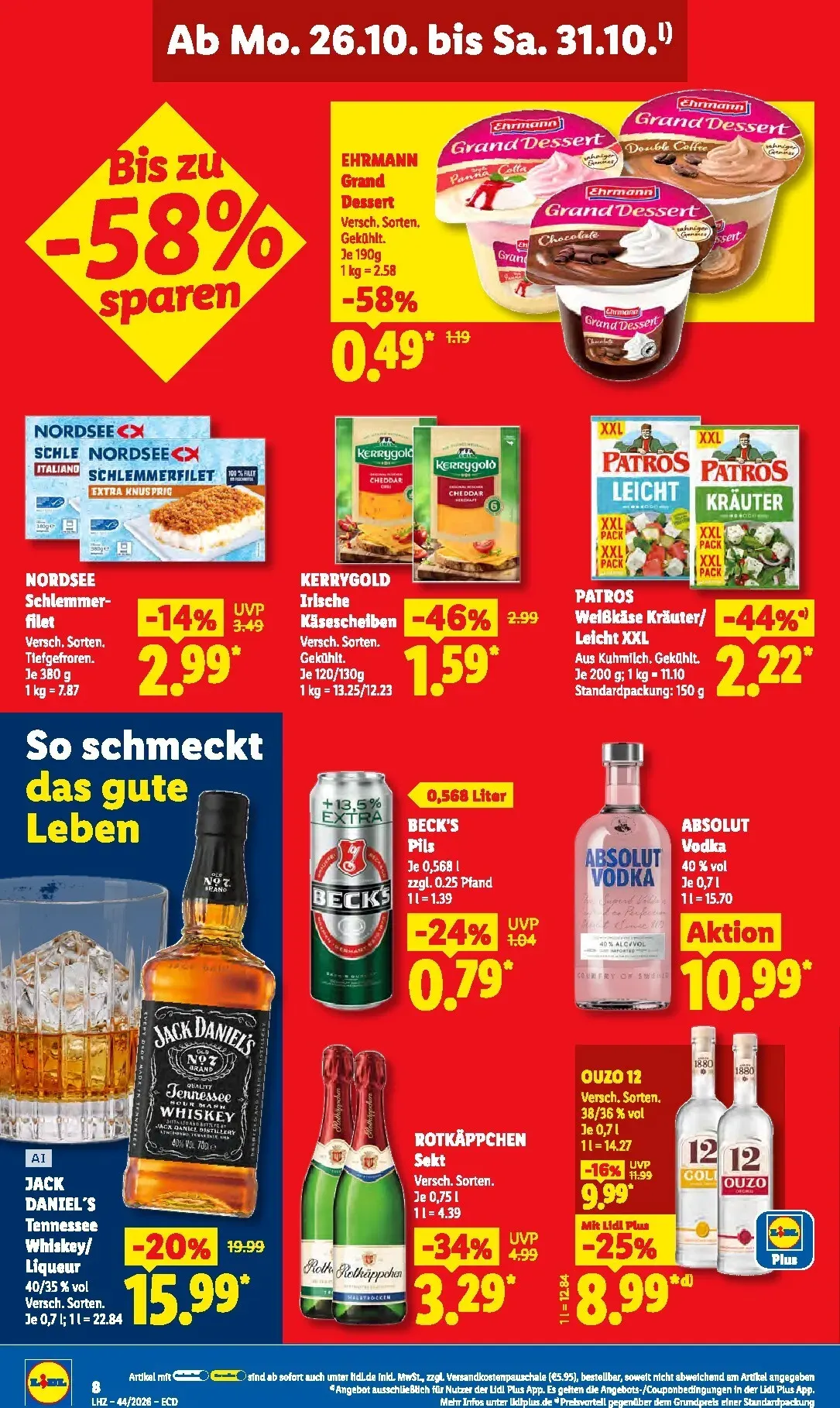 Lidl Prospekt nächste Woche – von Montag 26.10.2026 bis Samstag 31.10.2026 von 26. Oktober bis 31. Oktober 2026 - Prospekt seite 19