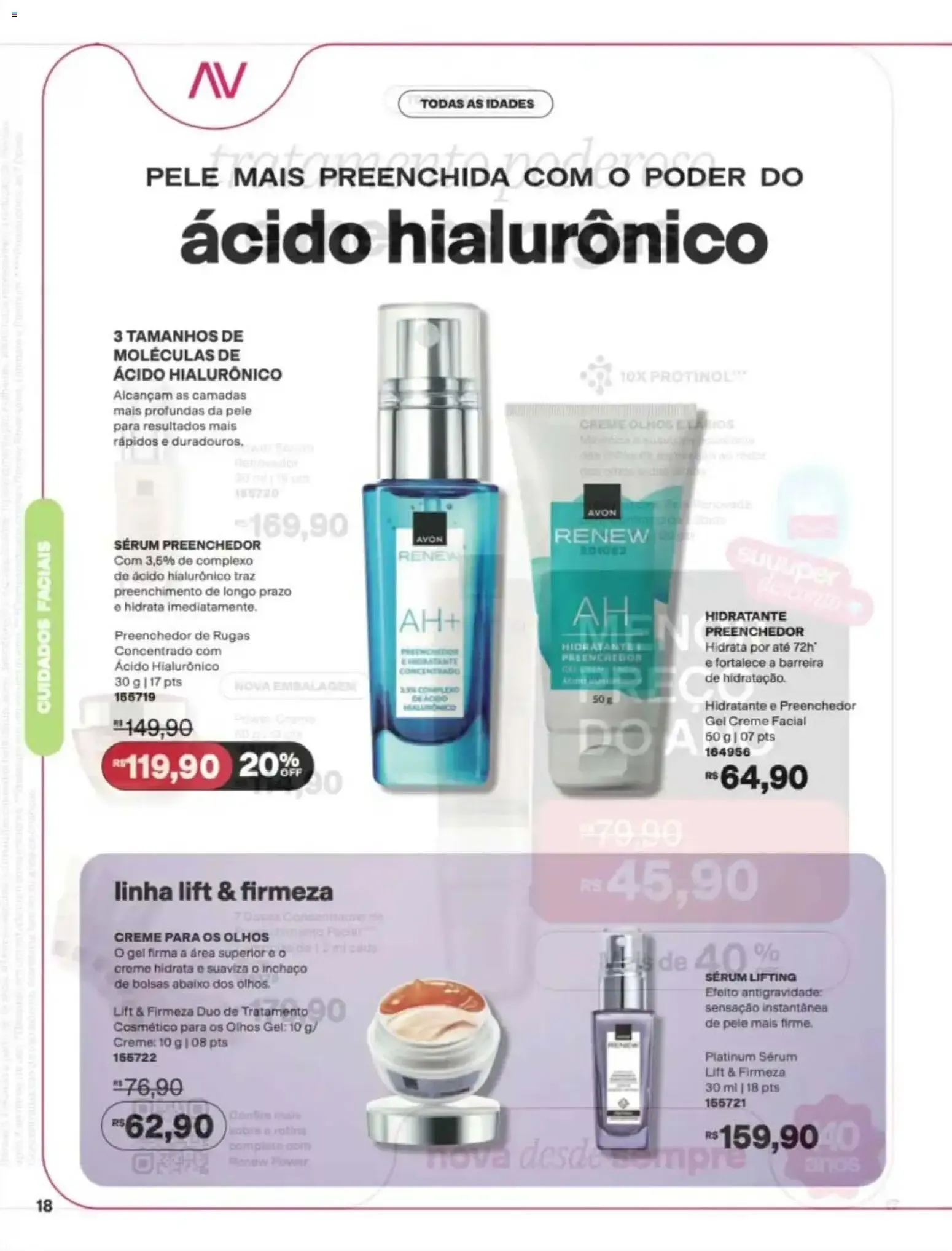 Encarte de Revista Avon - Chegou Renew Menopro - Ciclo 16/2026 12 de outubro até 2 de novembro 2026 - Pagina 18