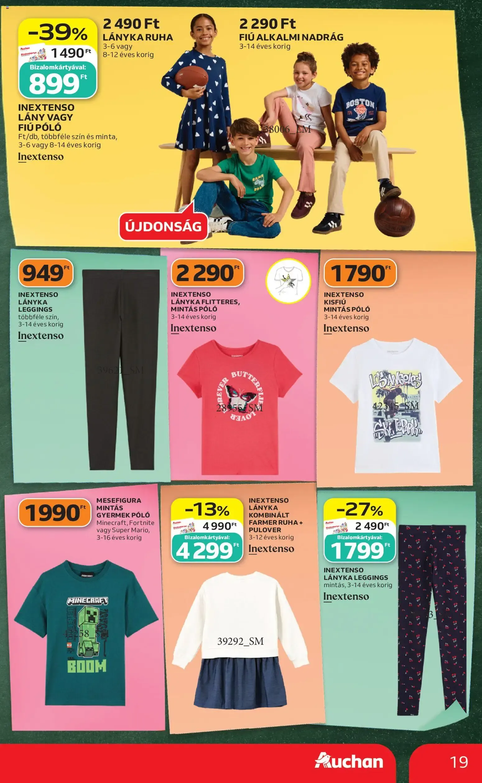 Katalógus Auchan Iskolakezdési ajánlatok - 2026.07.23. -tól/töl > akció, lapozható szórólap 🛍️ július 23.-tól július 29.-ig 2026. - Oldal 19