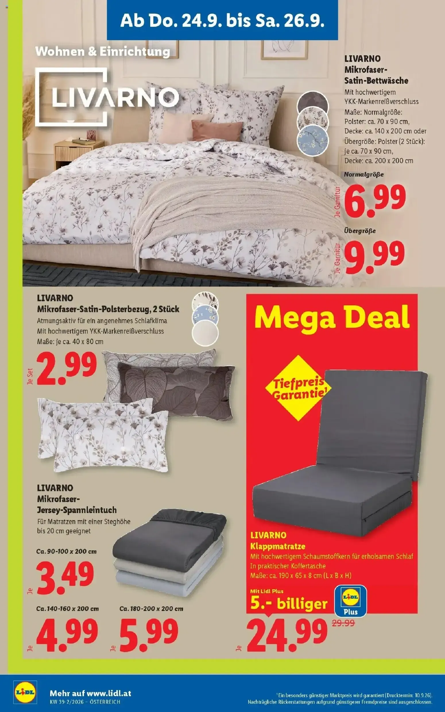 Lidl Flugblatt - Wien ab 24.09.2026 - Angebote ab donnerstag von 24. September bis 26. September 2026 - Flugblätt seite  24