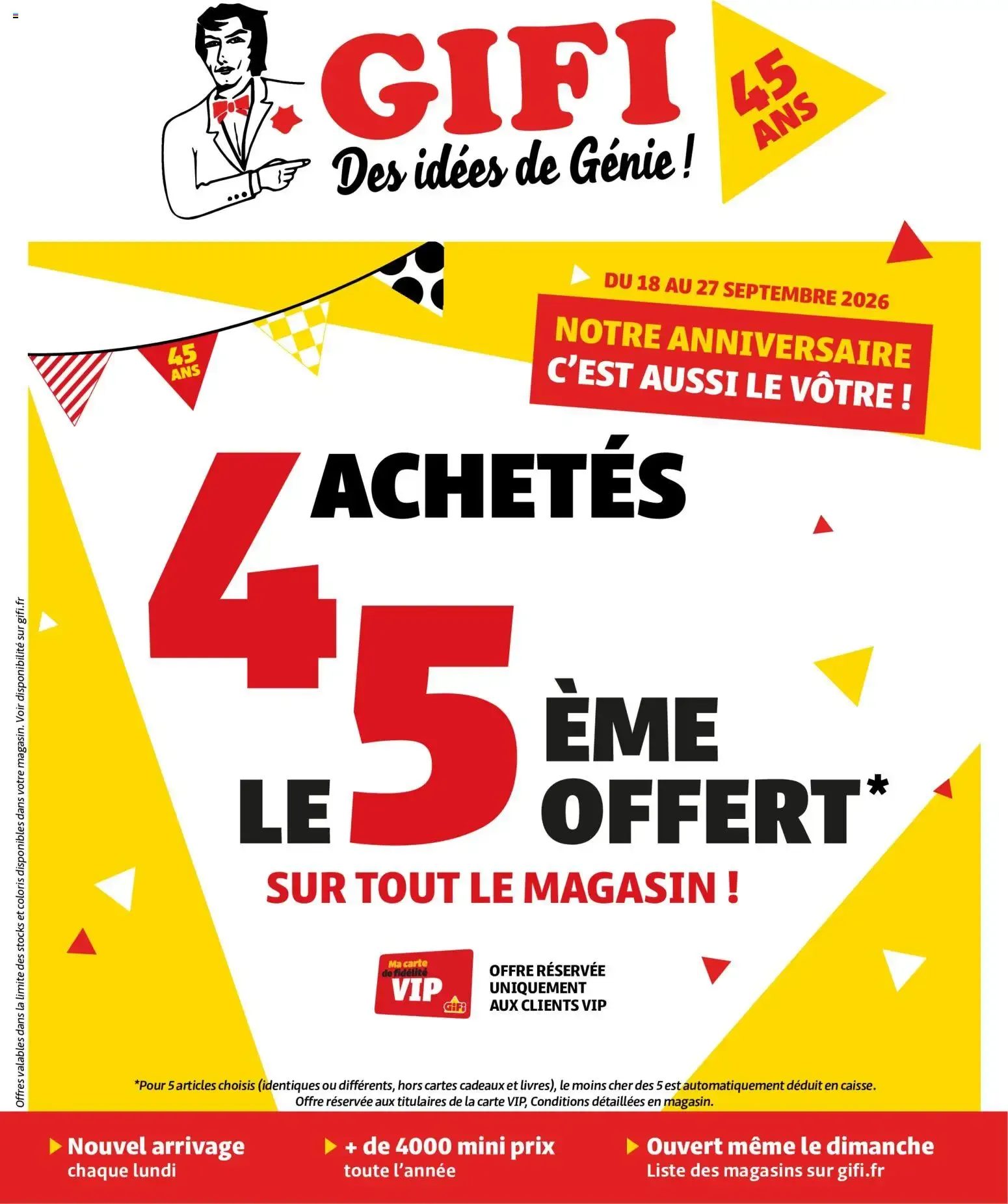 GiFi catalogue à partir du 18/09/2026 - promo en ligne du 18 septembre au 27 septembre 2026 - Catalogue page 1