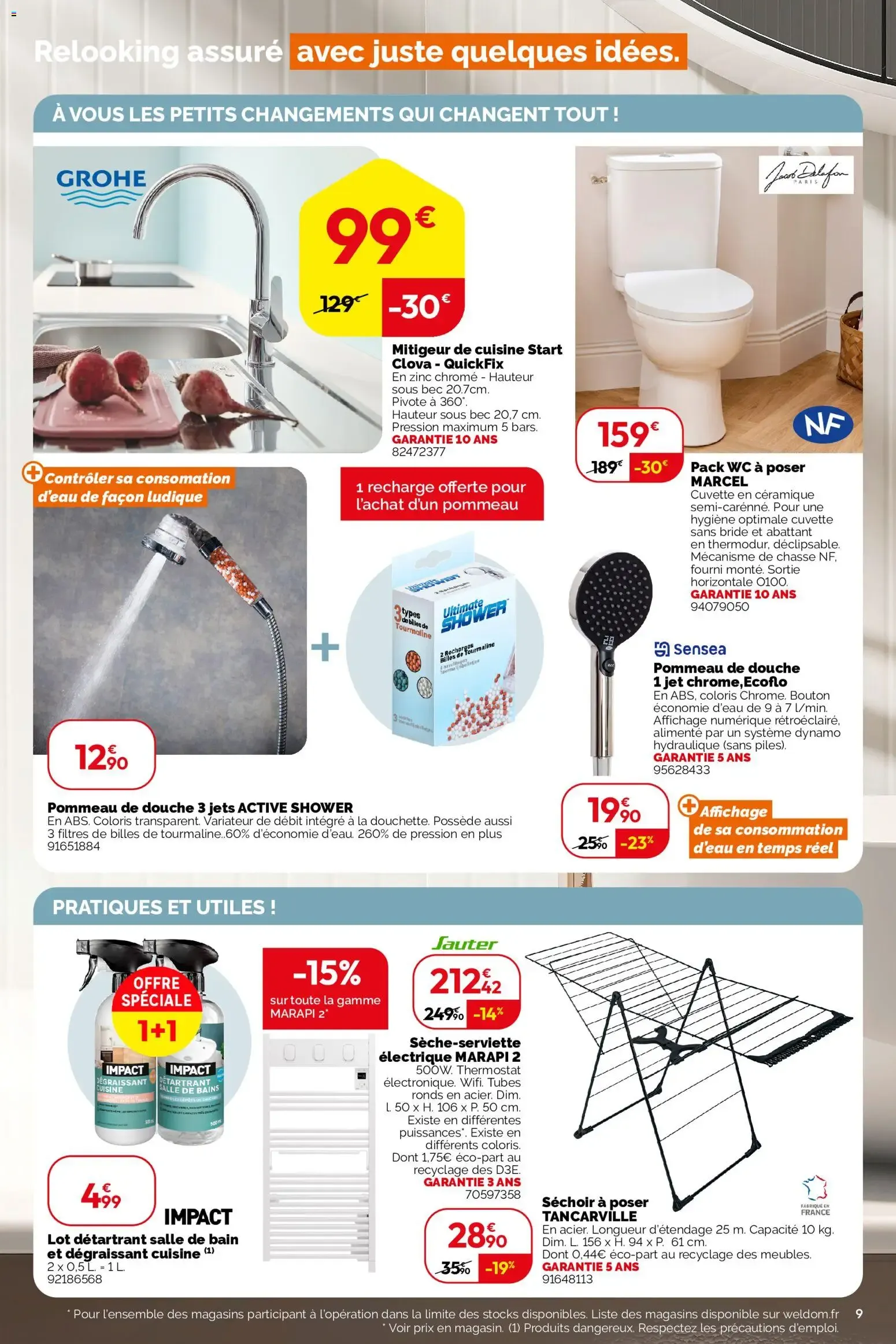 Weldom catalogue à partir du 22/07/2026 - promo en ligne du 22 juillet au 18 août 2026 - Catalogue page 9
