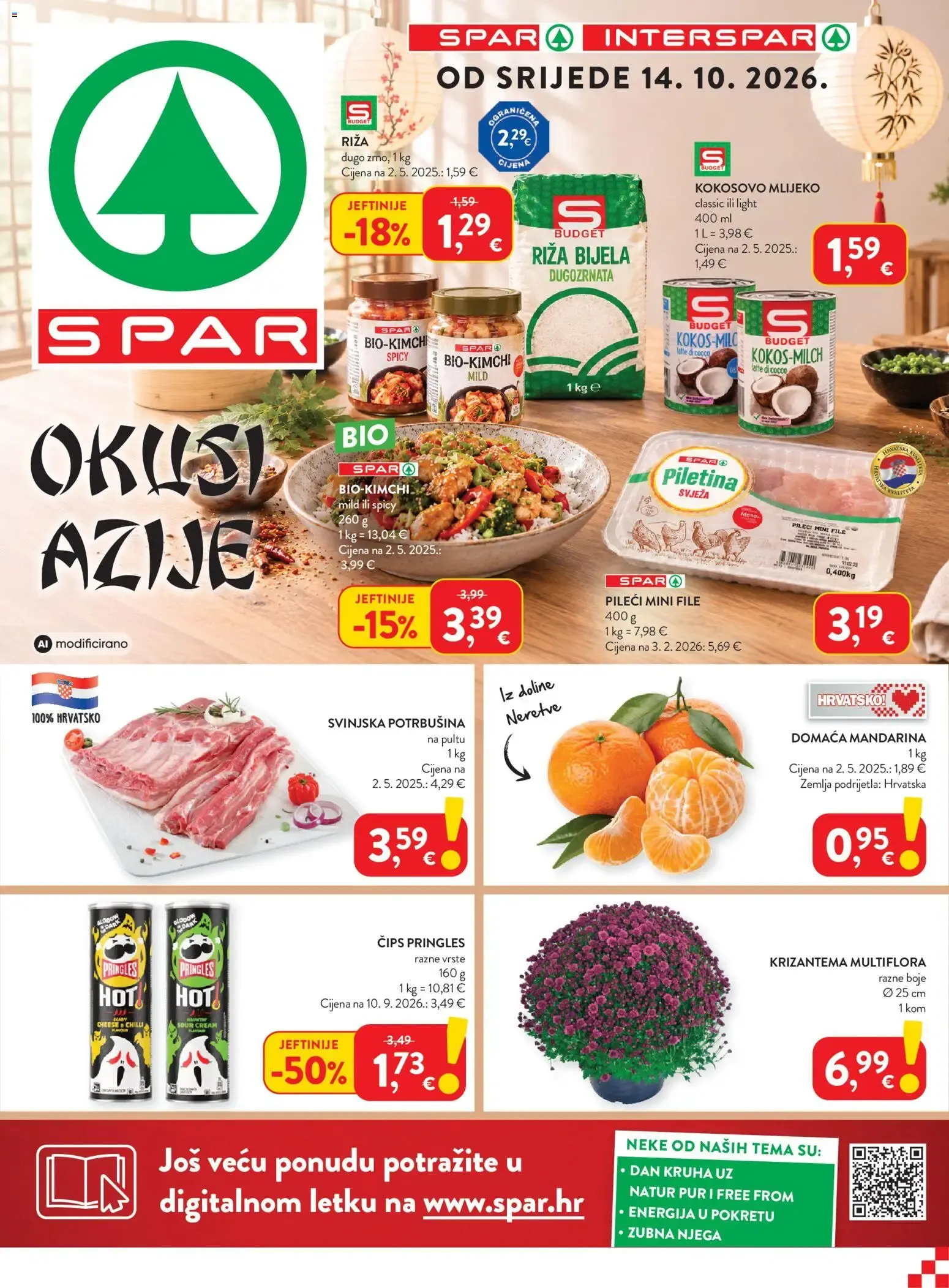 Katalog Spar Katalog novi od 14.10.2026 na listanje > letak digitalni od 14. listopada do 20. listopada 2026. - Pregled Stranica 1