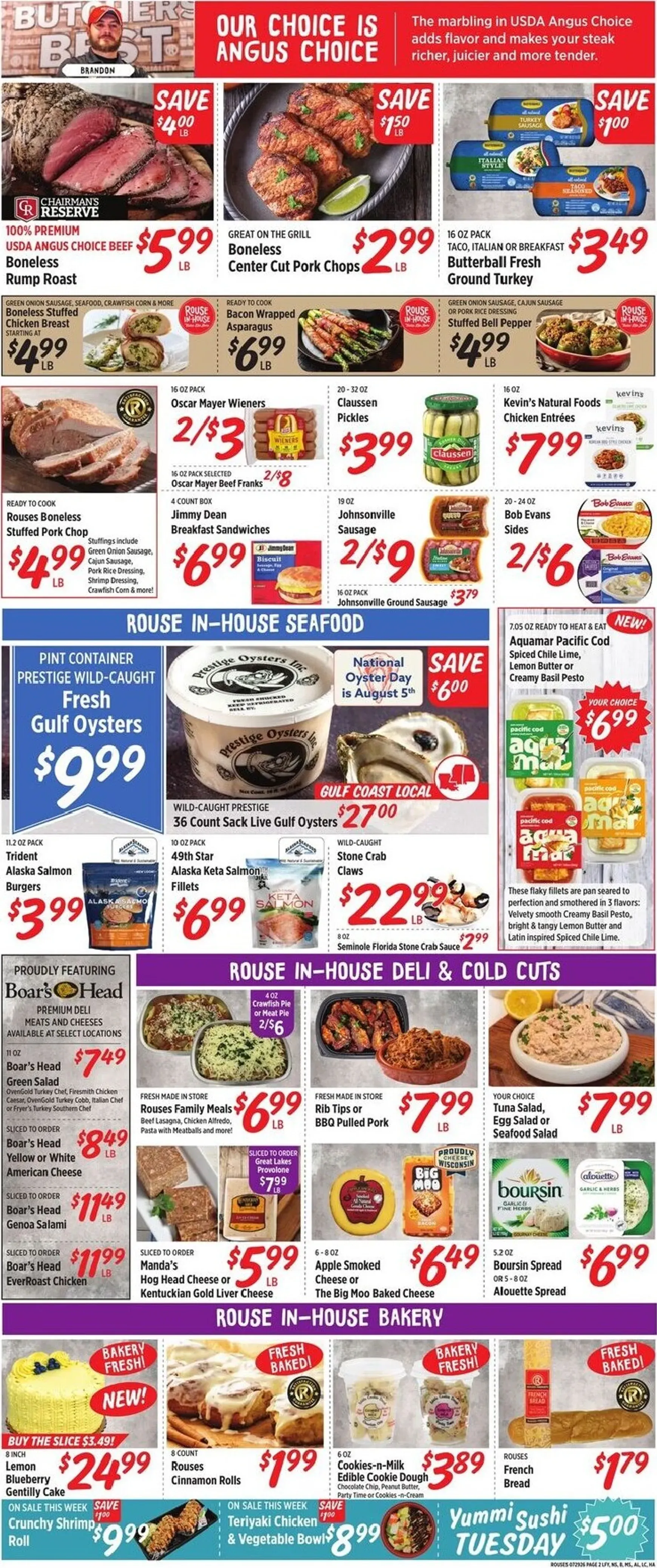 Weekly ad Current Rouses Markets leaflet valid from Wednesday 07/29/2026 to Wednesday 08/05/2026 from July 29 to August 5 2026 - Page 5