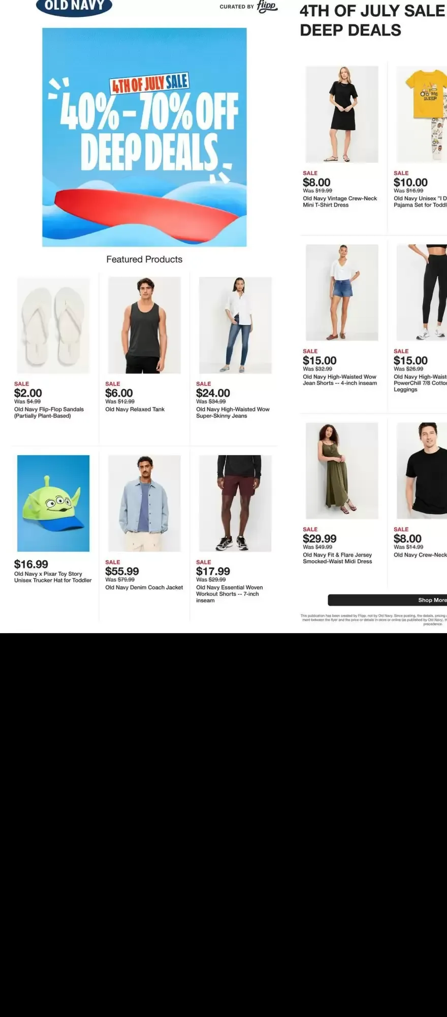Old Navy 4th of July Sale: Deep Deals