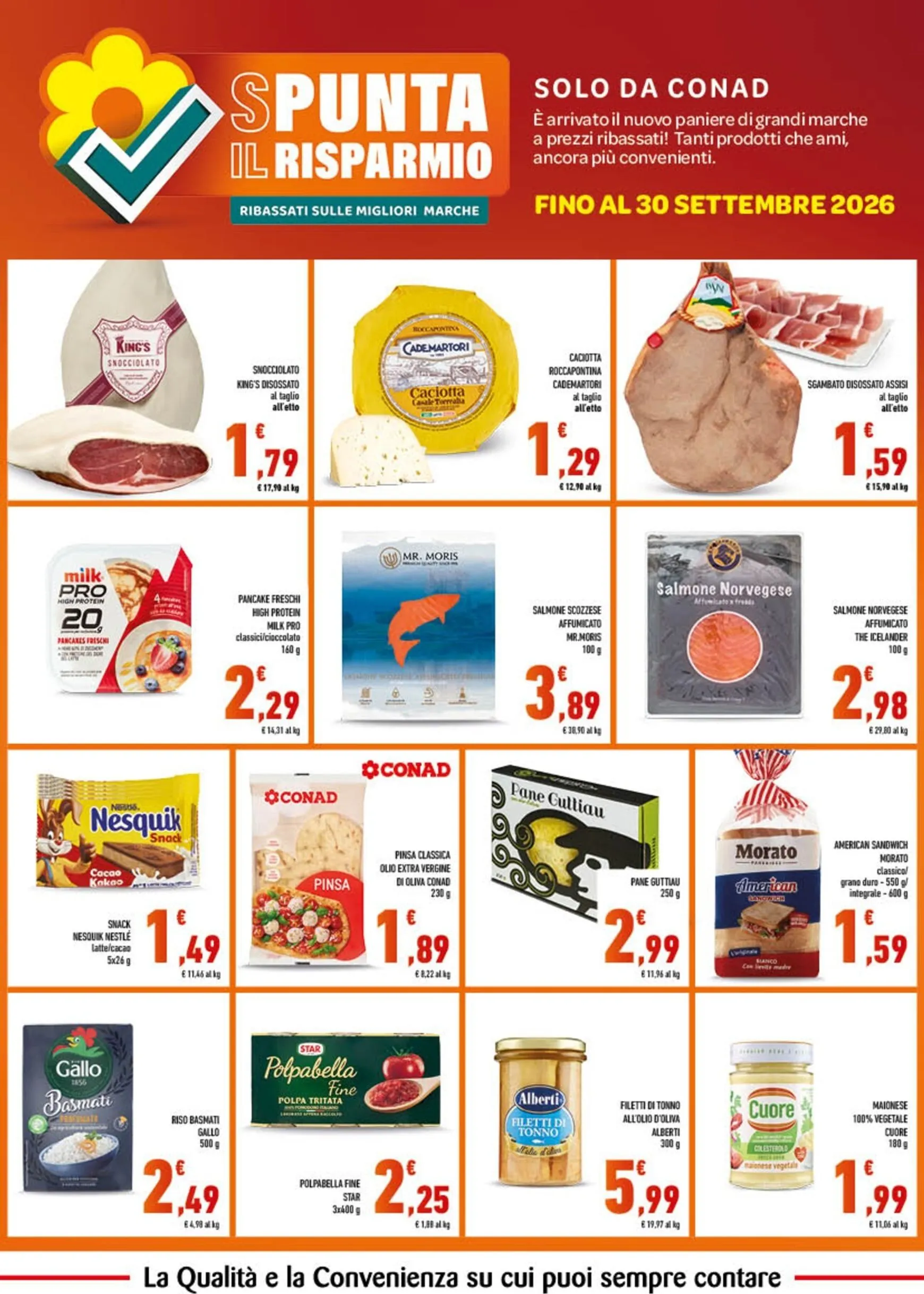 Spunta il risparmio da Conad da 1 settembre a 30 settembre di 2026 - Pagina del volantino 4