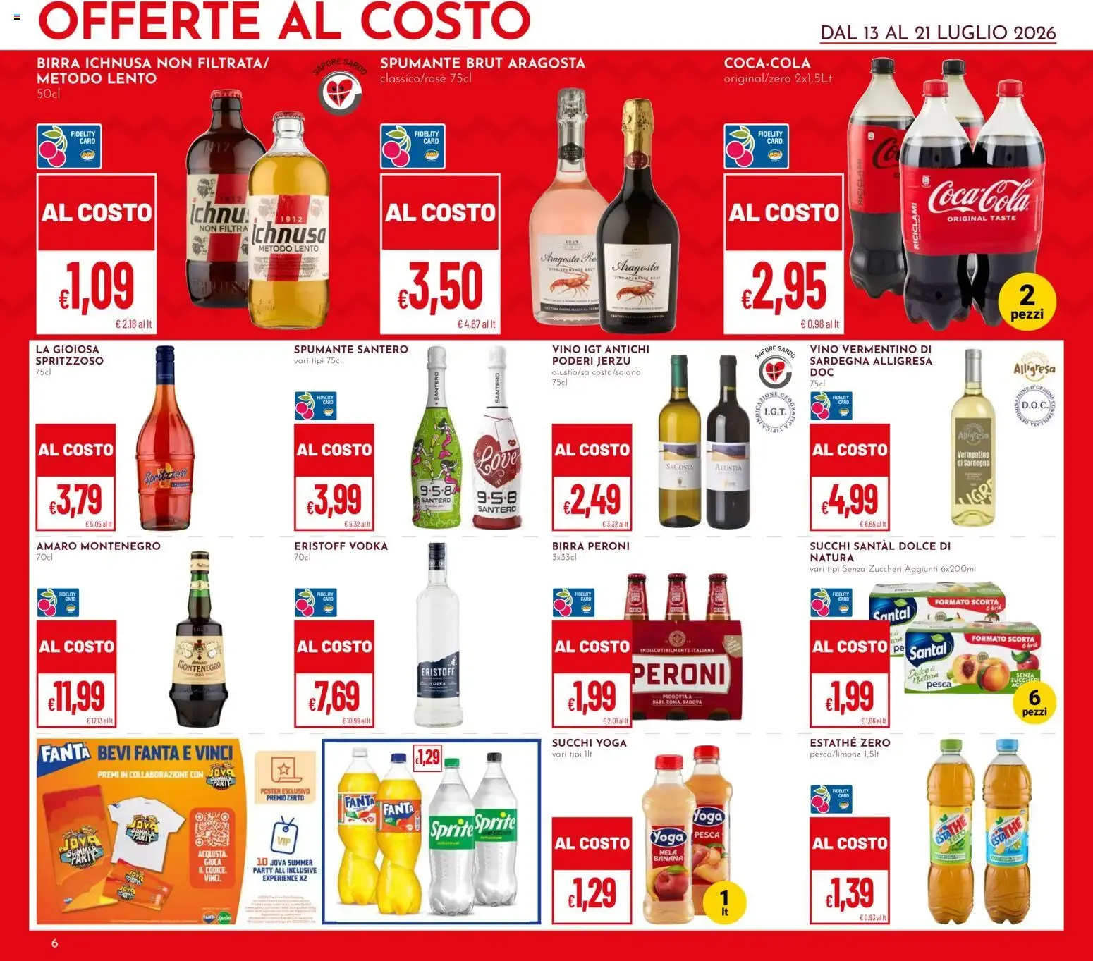 IPER PAN & superpan: OFFERTE AL COSTO y SCONTO 20% SU TUTTA LA SPESA da 13 luglio a 21 luglio di 2026 - Pagina del volantino 6