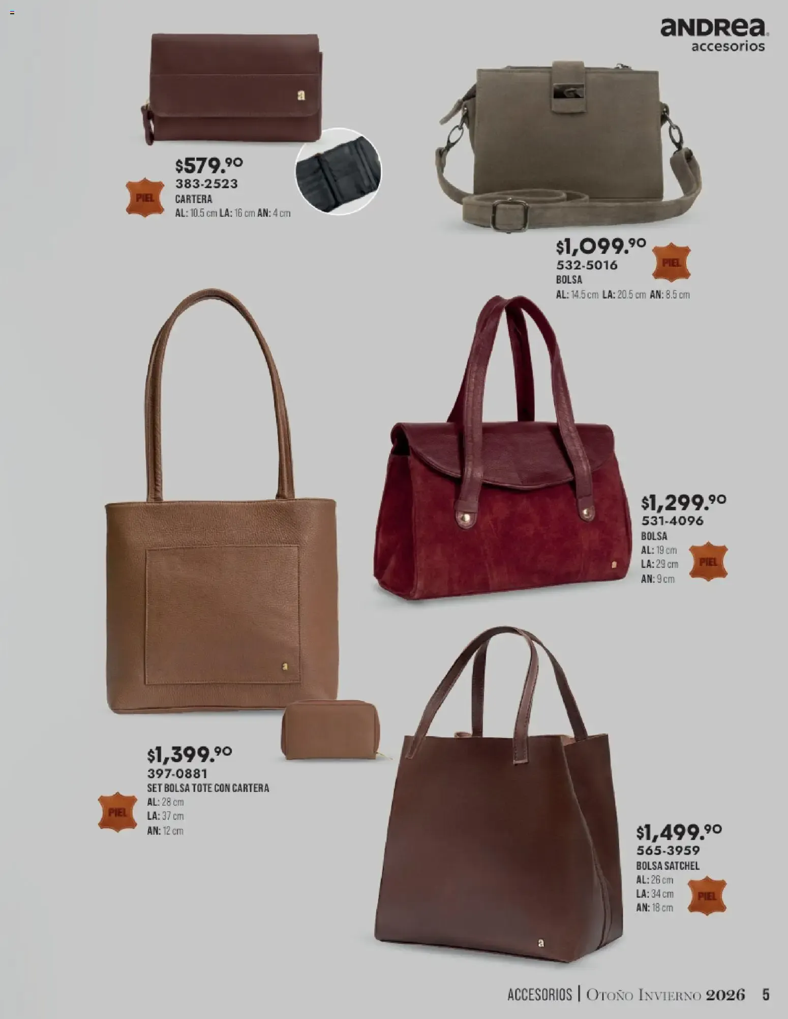 Catálogo de Andrea Accesorios 23 de agosto al 23 de enero 2027 - Pagina 5
