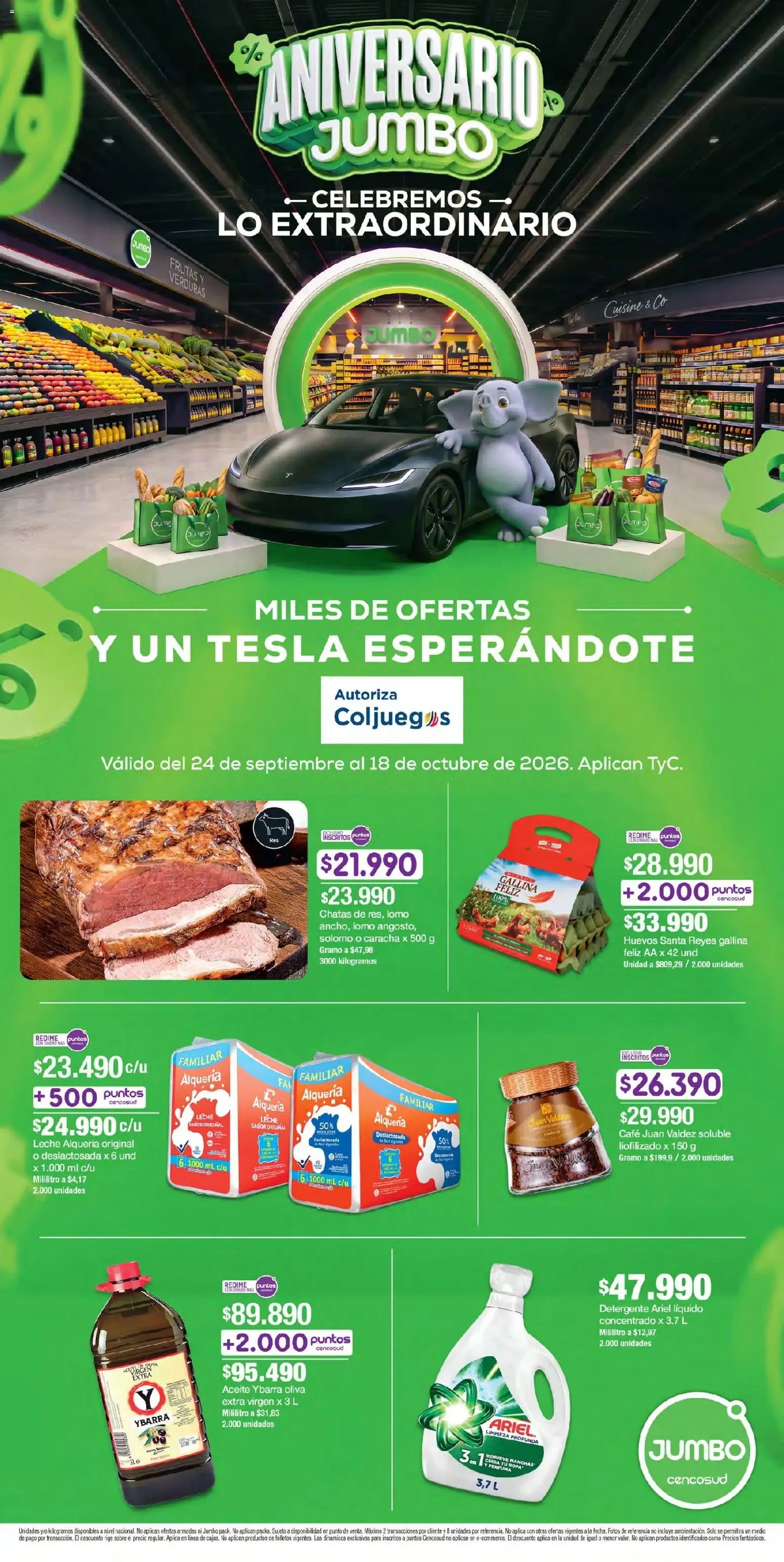 Catalogo de Jumbo catálogo Aniversario desde el 24/09/2026 > Revistas Septiembre 24 de septiembre al 18 de octubre 2026 - Pag 1