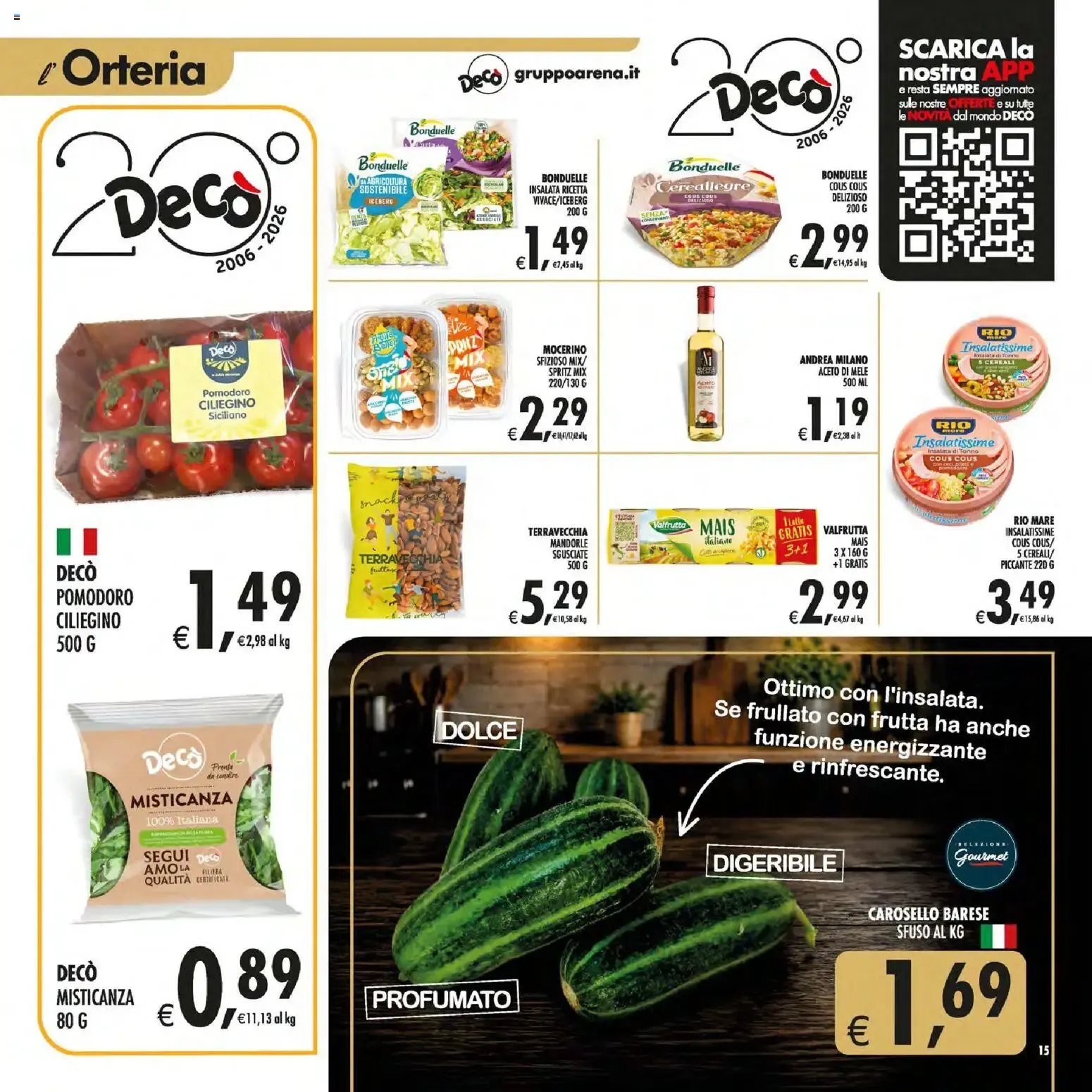 Nuovo Decò volantino Gourmet Sicilia dal 30/06/2026 > offerte anteprima 🛍️ da 30 giugno a 9 luglio di 2026 - Pagina del volantino 15
