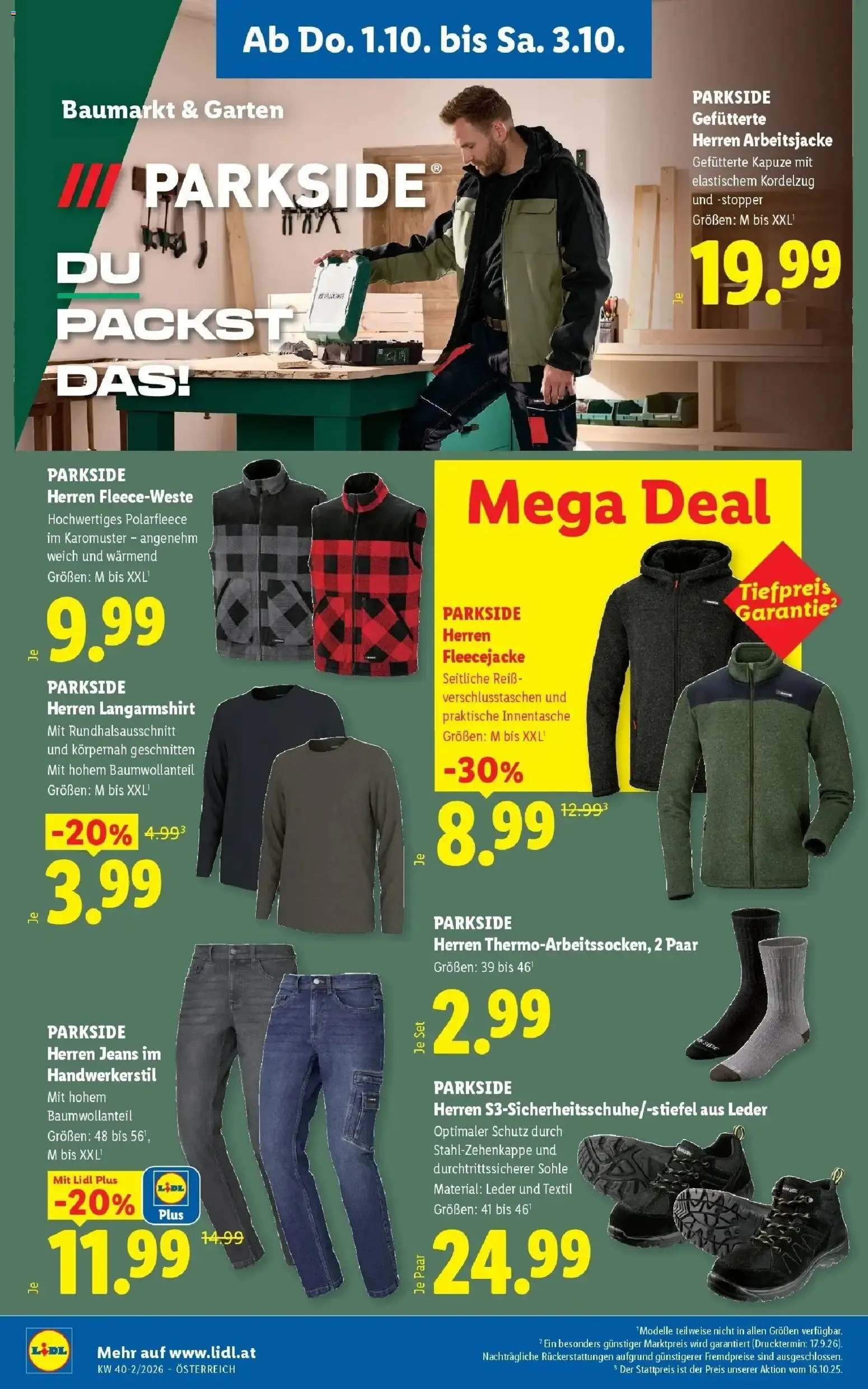 Lidl Aktion von 1. Oktober bis 3. Oktober 2026 - Flugblätt seite 24