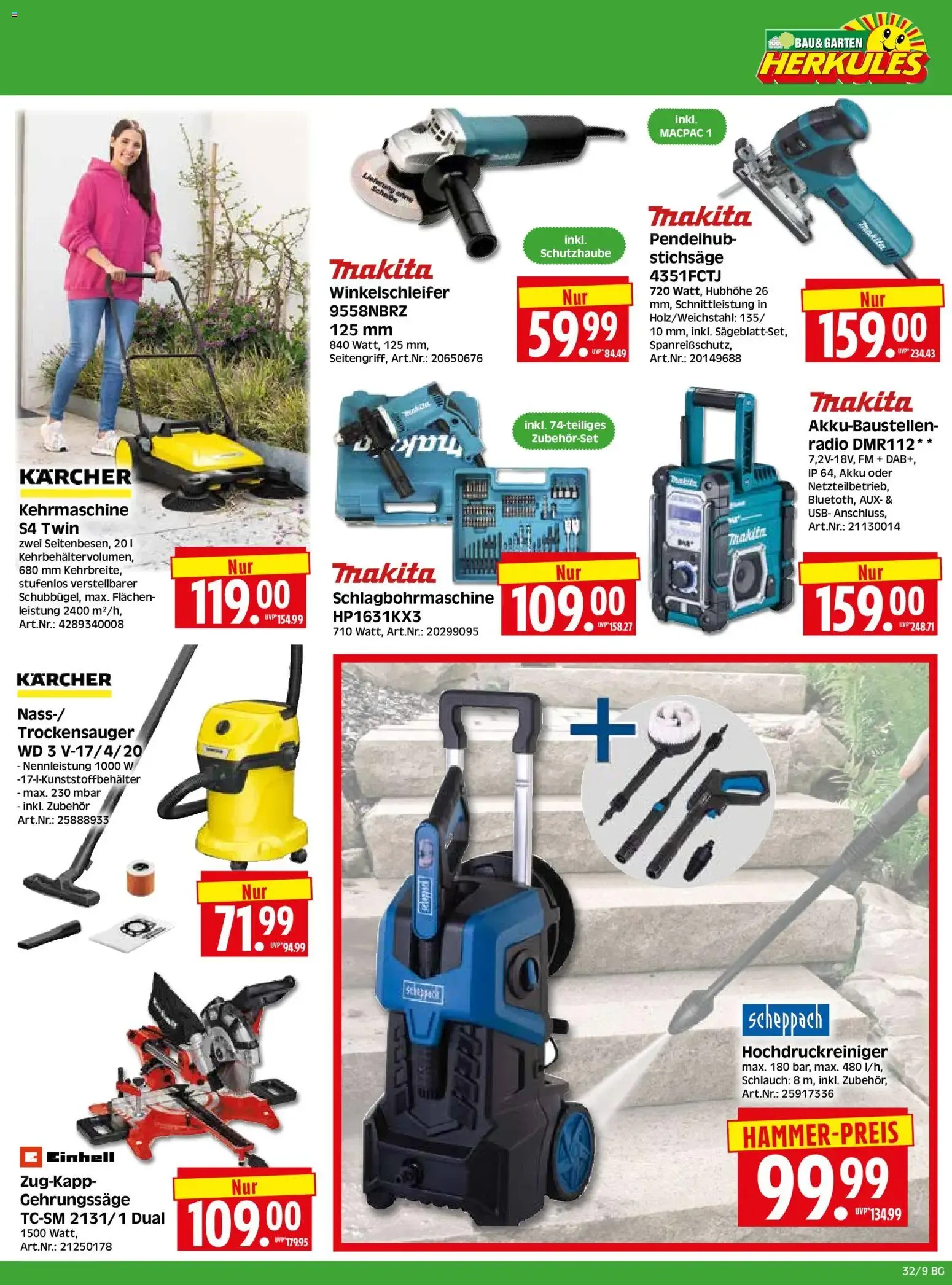 HERKULES Bau & Garten (ab 03.08.2026) zum Blättern von 3. August bis 8. August 2026 - Prospekt seite 9