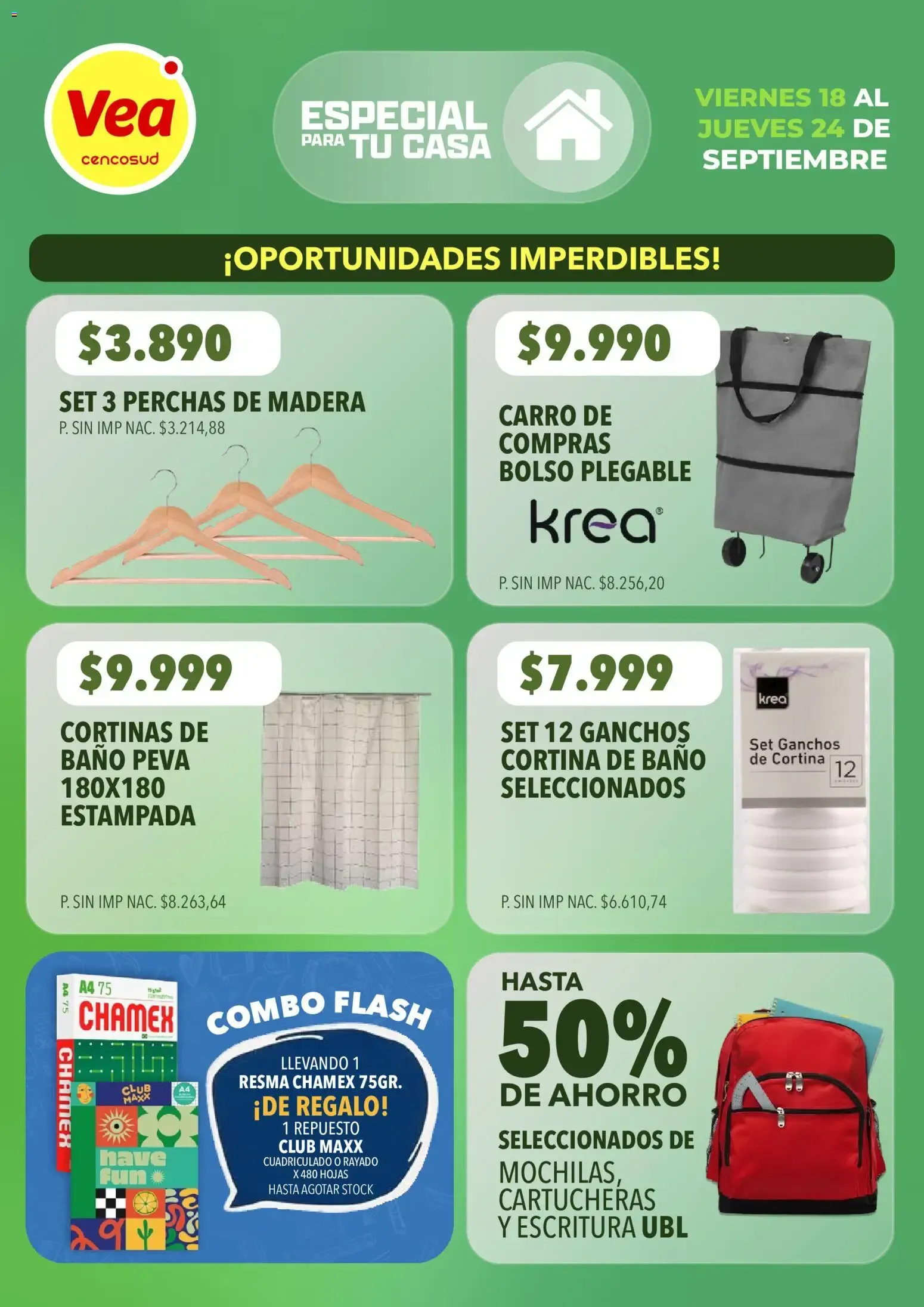 Ofertas de Vea - Especial para tu casa del 18/09/2026 - 23/09/2026 18 de septiembre al 23 de septiembre 2026 - Página 5 del catálogo