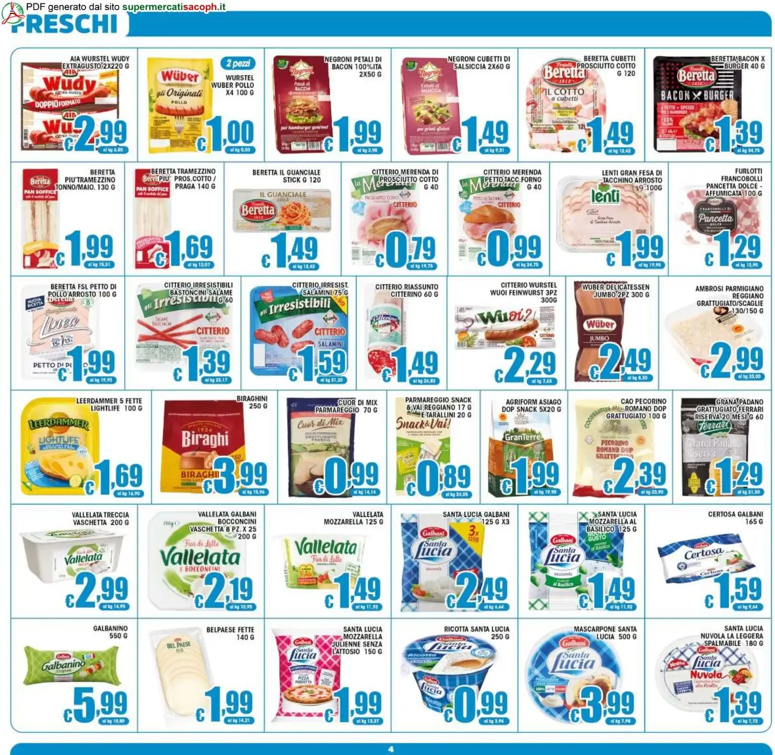 Sacoph volantino dal 10/07/2026 - online Offerte da 10 luglio a 21 luglio di 2026 - Pagina del volantino 4