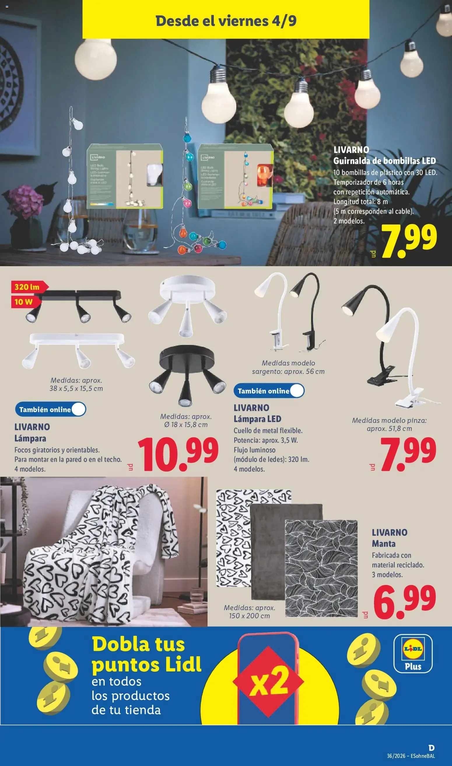 Catálogo de Lidl folleto de bazar del 31/08 | Ofertas 31 de agosto al 6 de septiembre 2026 - Página 19