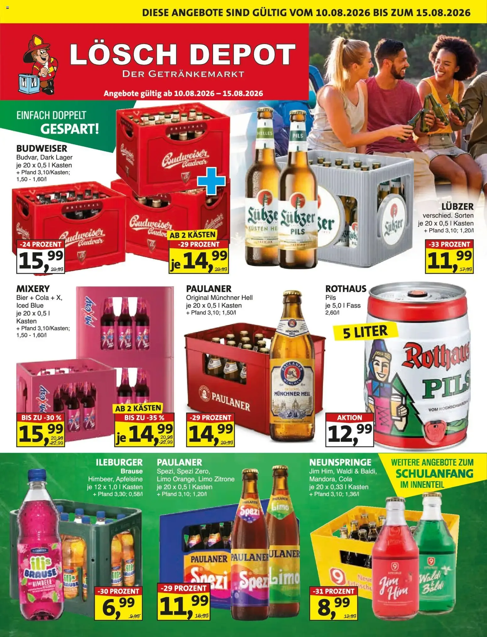 Lösch Depot Prospekt vom 10.08.2026 – Angebote online von 10. August bis 15. August 2026 - Prospekt seite 1