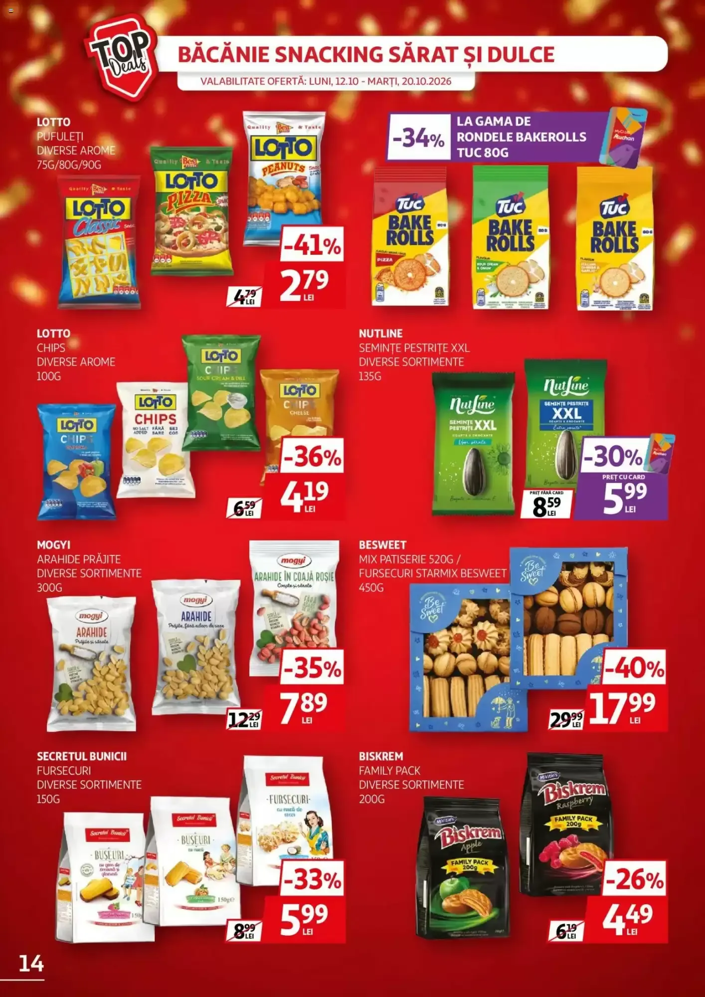 Catalog Catalog Auchan de la 12 octombrie până la 20 octombrie 2026 - Revista Pagina 14