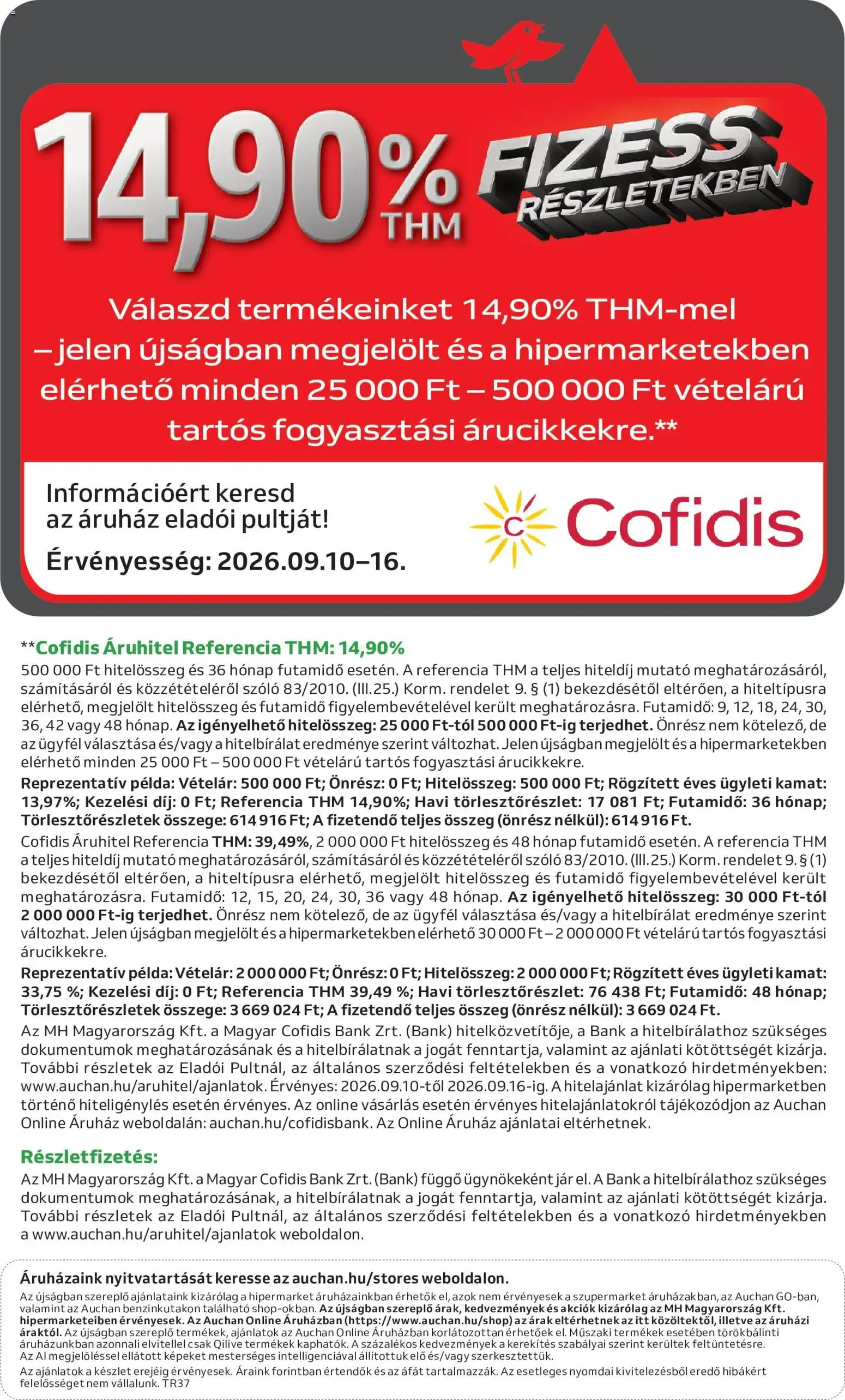 Katalógus Auchan Kéthetes Elektronikai ajánlatok - 2026.09.10. -tól/töl > akció, lapozható szórólap 🛍️ szeptember 10.-tól szeptember 23.-ig 2026. - Oldal 6