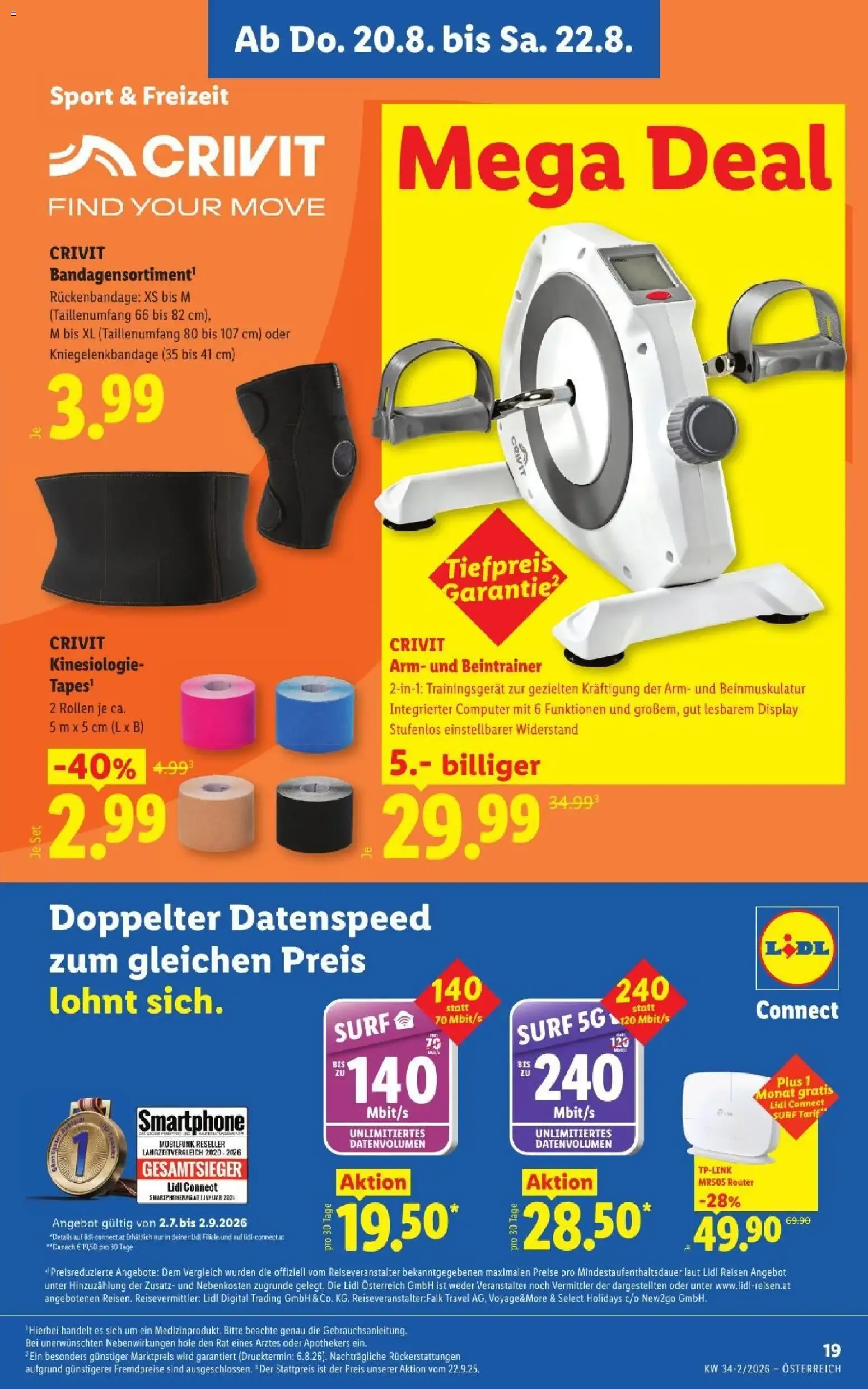 Mit Lidl Plus Österreichs günstigste Preise von 20. August bis 22. August 2026 - Flugblätt seite  23
