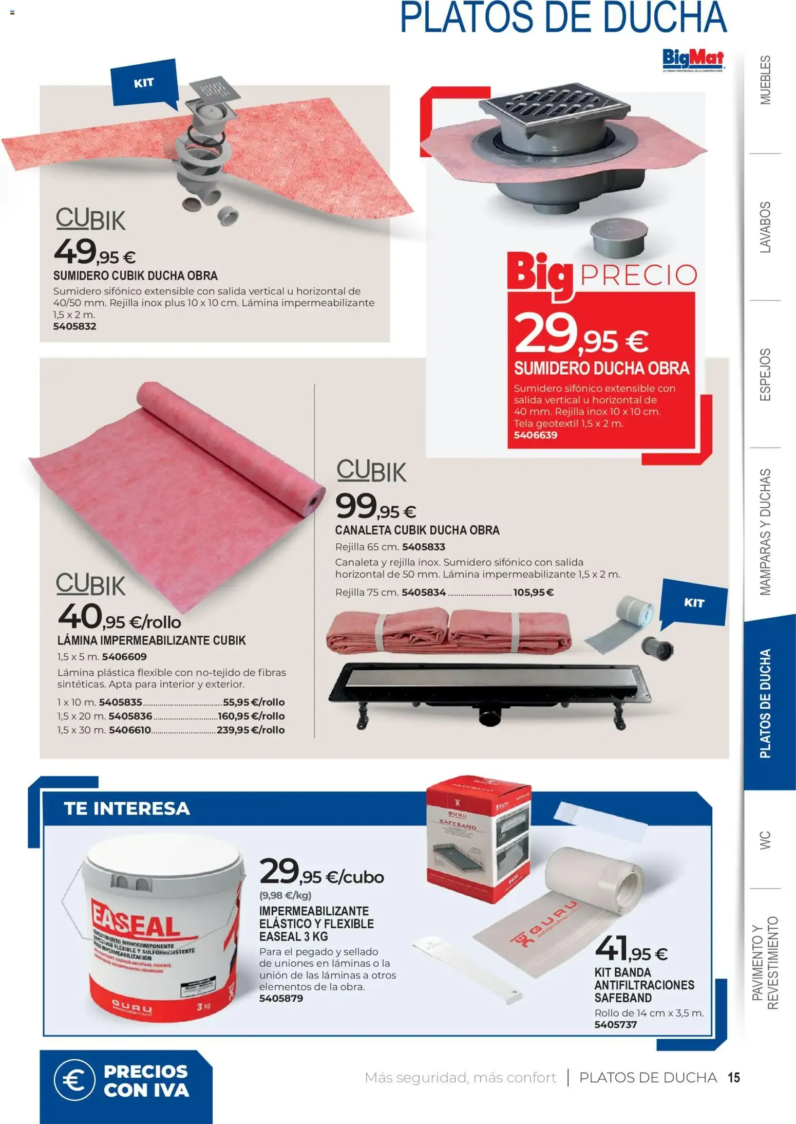 Catálogo de BigMat Baños y cerámica 2026 21/05/2026 - 30/06/2026 21 de mayo al 30 de junio 2026 - Página 15