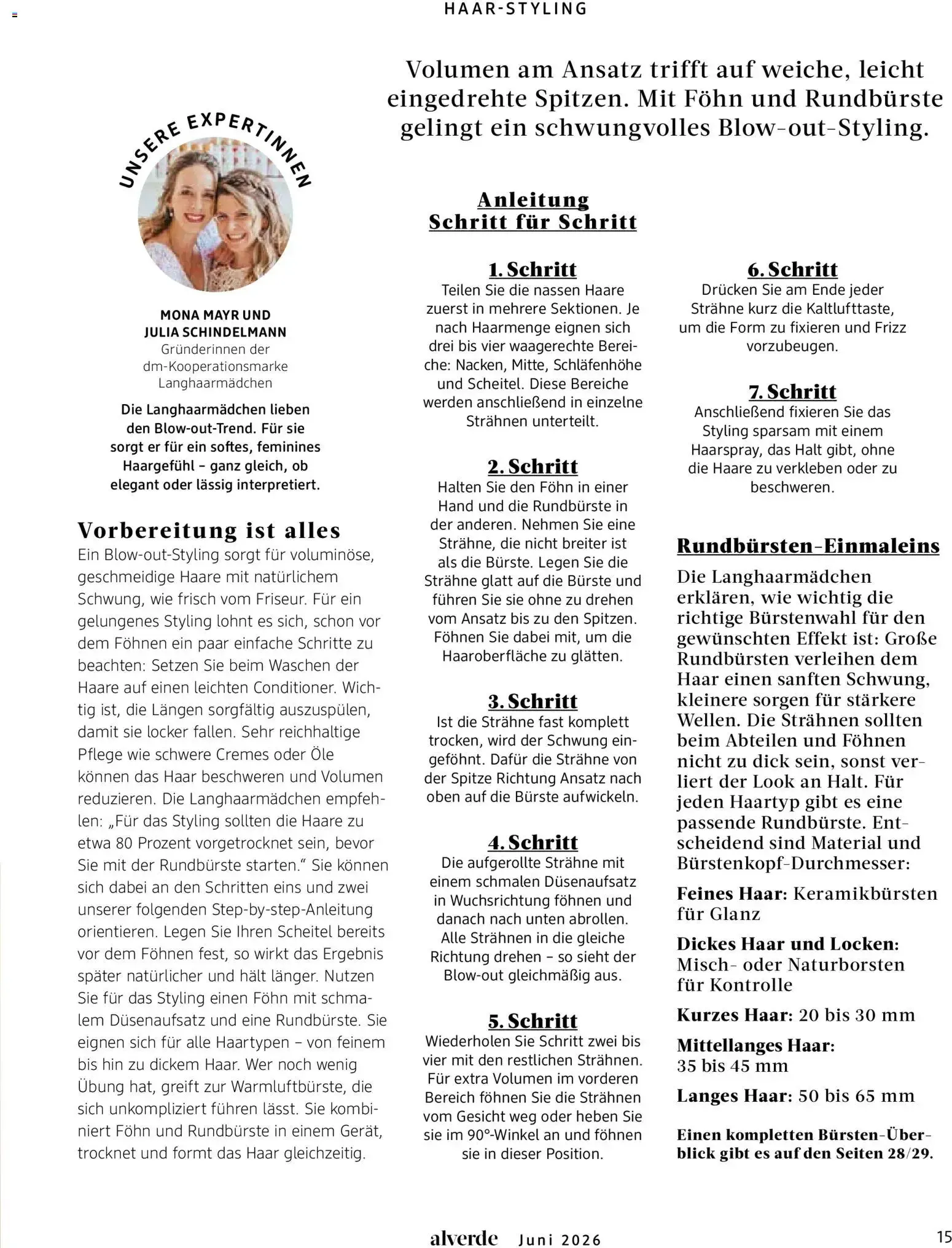 dm Magazin alverde von 1. Juni bis 30. Juni 2026 - Prospekt seite 15