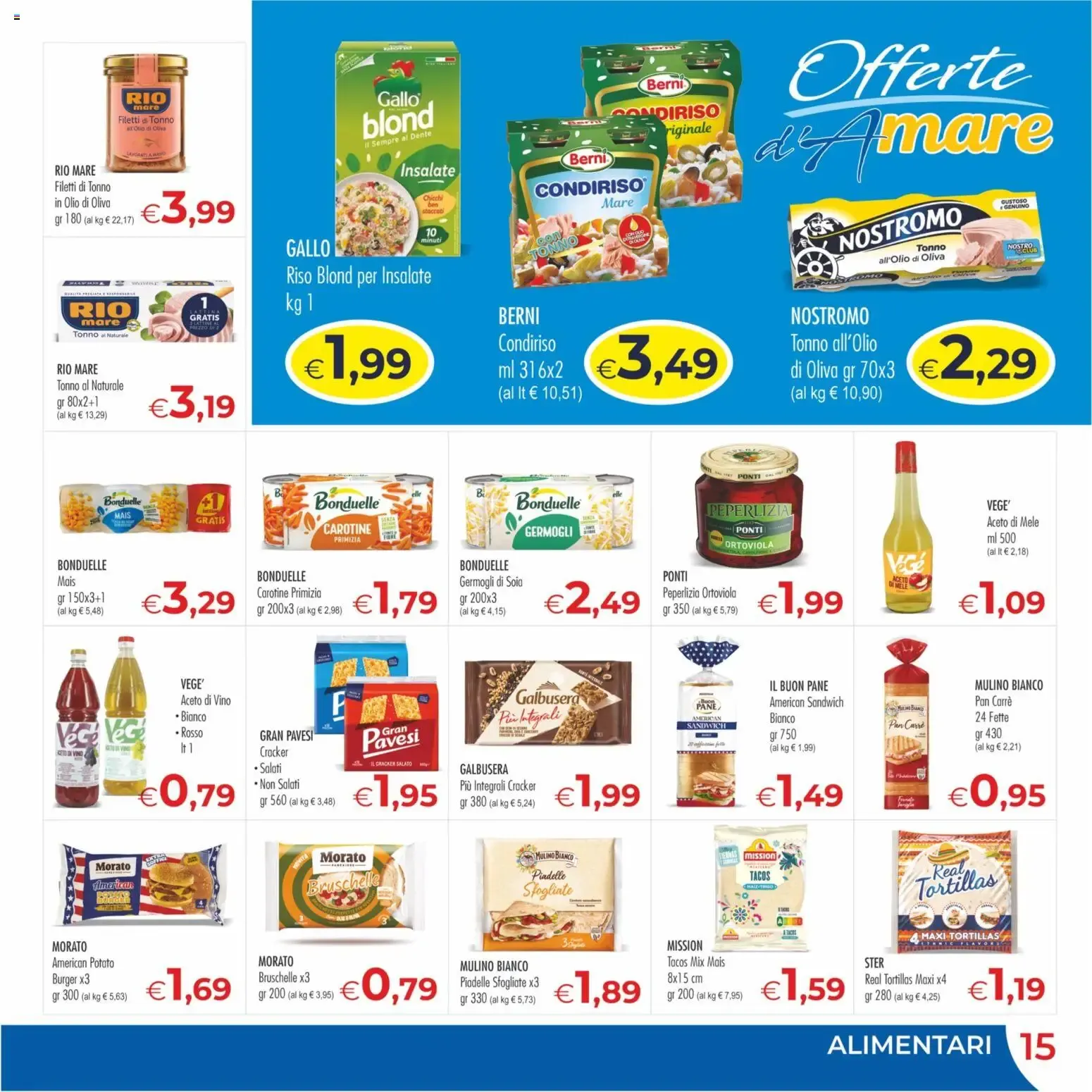 MerSi supermercati Offerte d'Amare da 15 luglio a 28 luglio di 2026 - Pagina del volantino 15