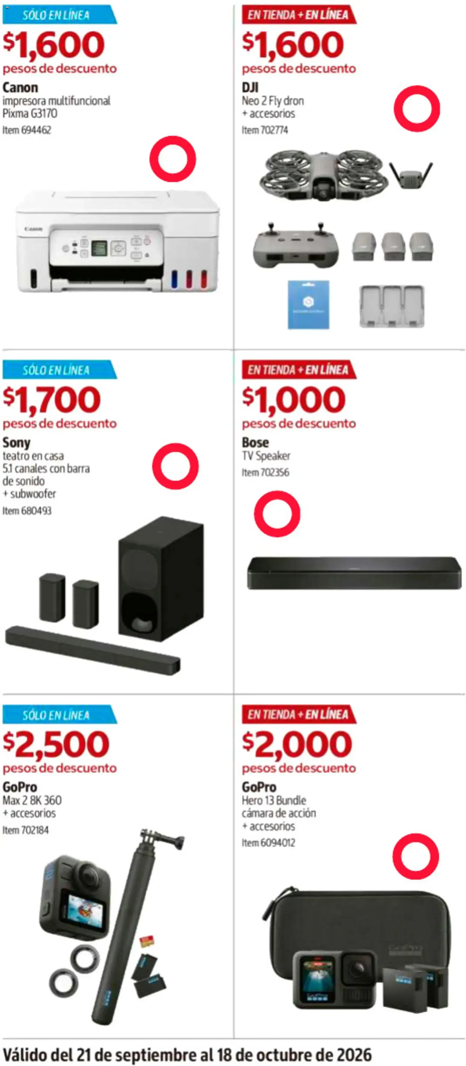 Catálogo de Catálogo COSTCO de 21/09/2026 - ofertas y promociones 21 de septiembre al 18 de octubre 2026 - Pagina 6