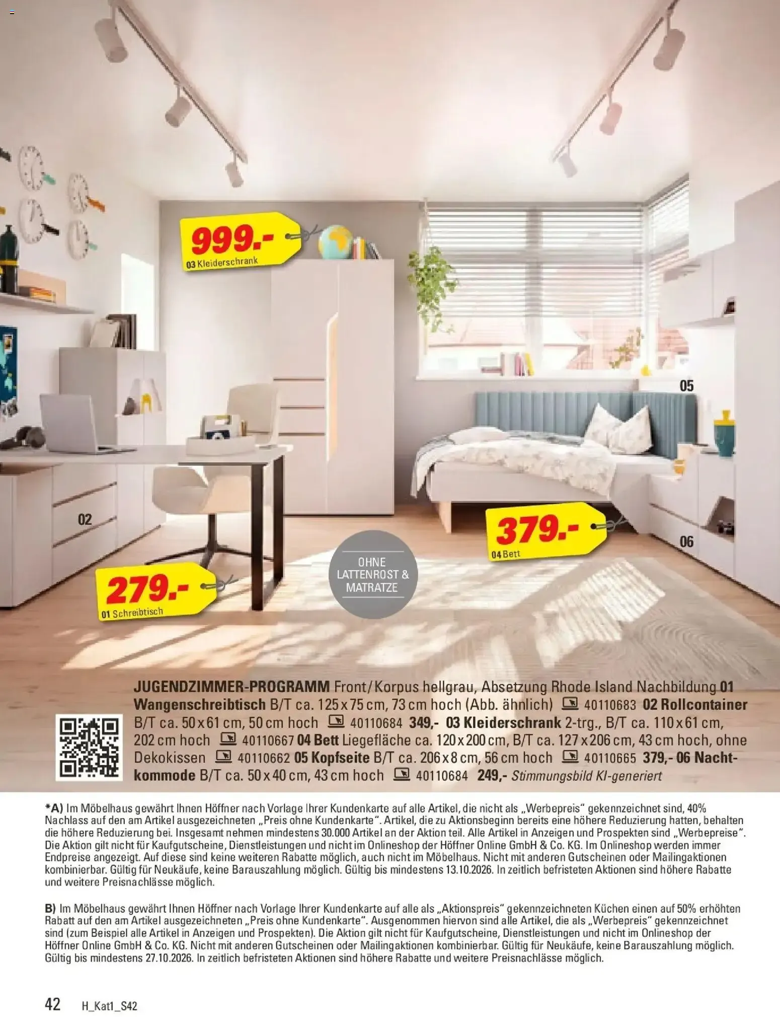 Höffner – IMMER BESSER! von 28. September bis 13. Oktober 2026 - Prospekt seite 42