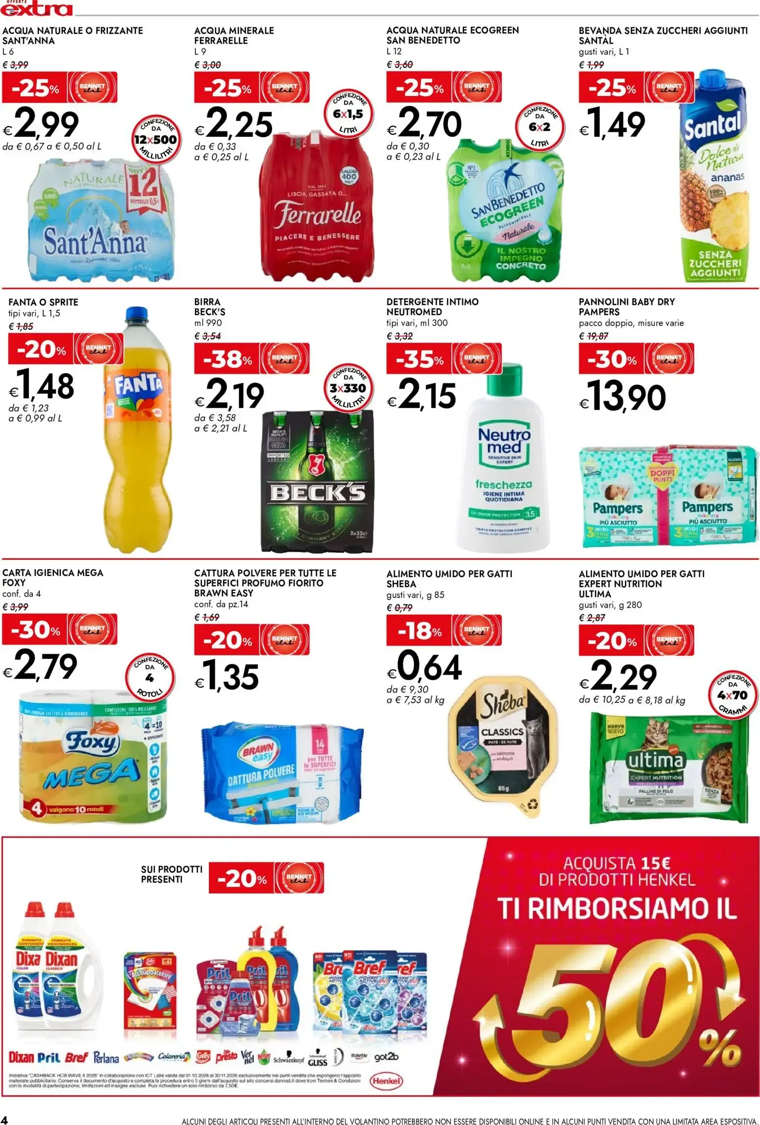 Nuovo bennet volantino Extra dal 05/10/2026 > offerte anteprima 🛍️ da 5 ottobre a 14 ottobre di 2026 - Pagina del volantino 4