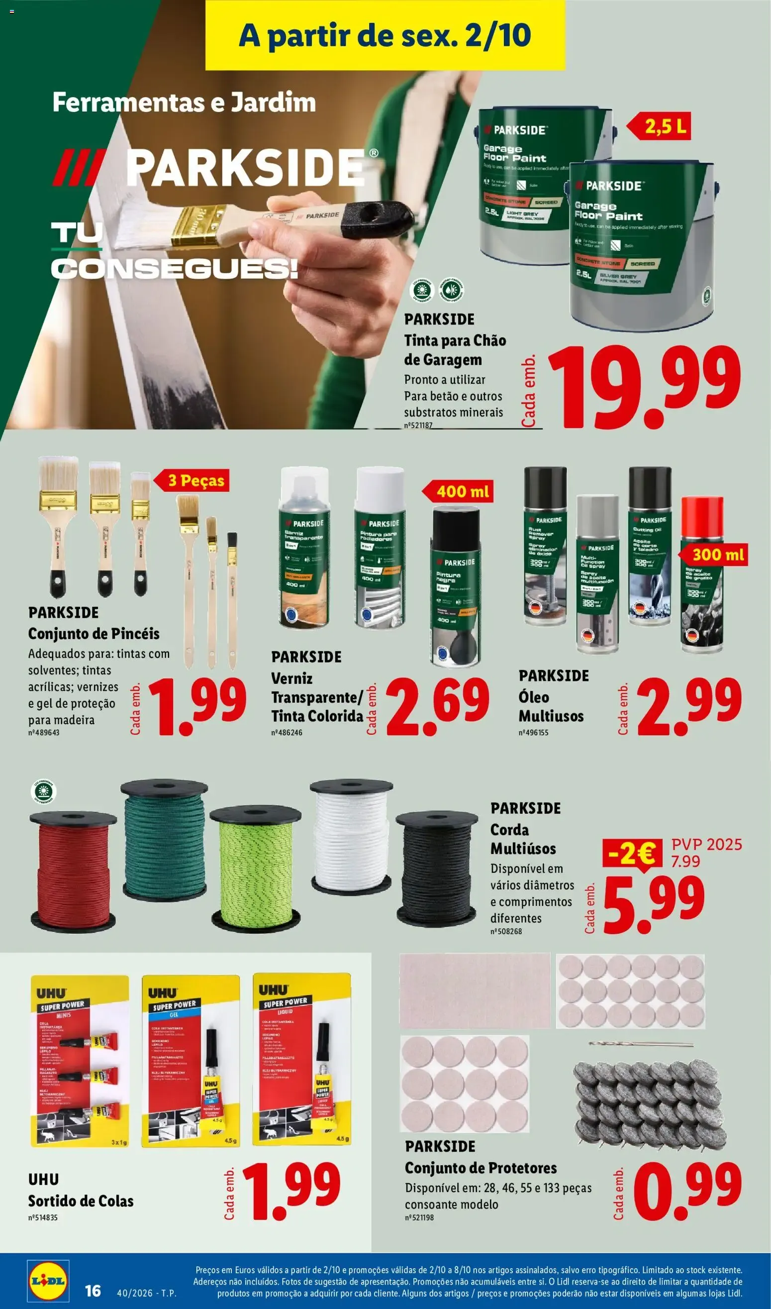 Folheto Lidl: O Programa de Fim-de-Semana do Manel, de 2 a 4 de Outubro de 2 de outubro até 4 de outubro 2026 - Pagina 16