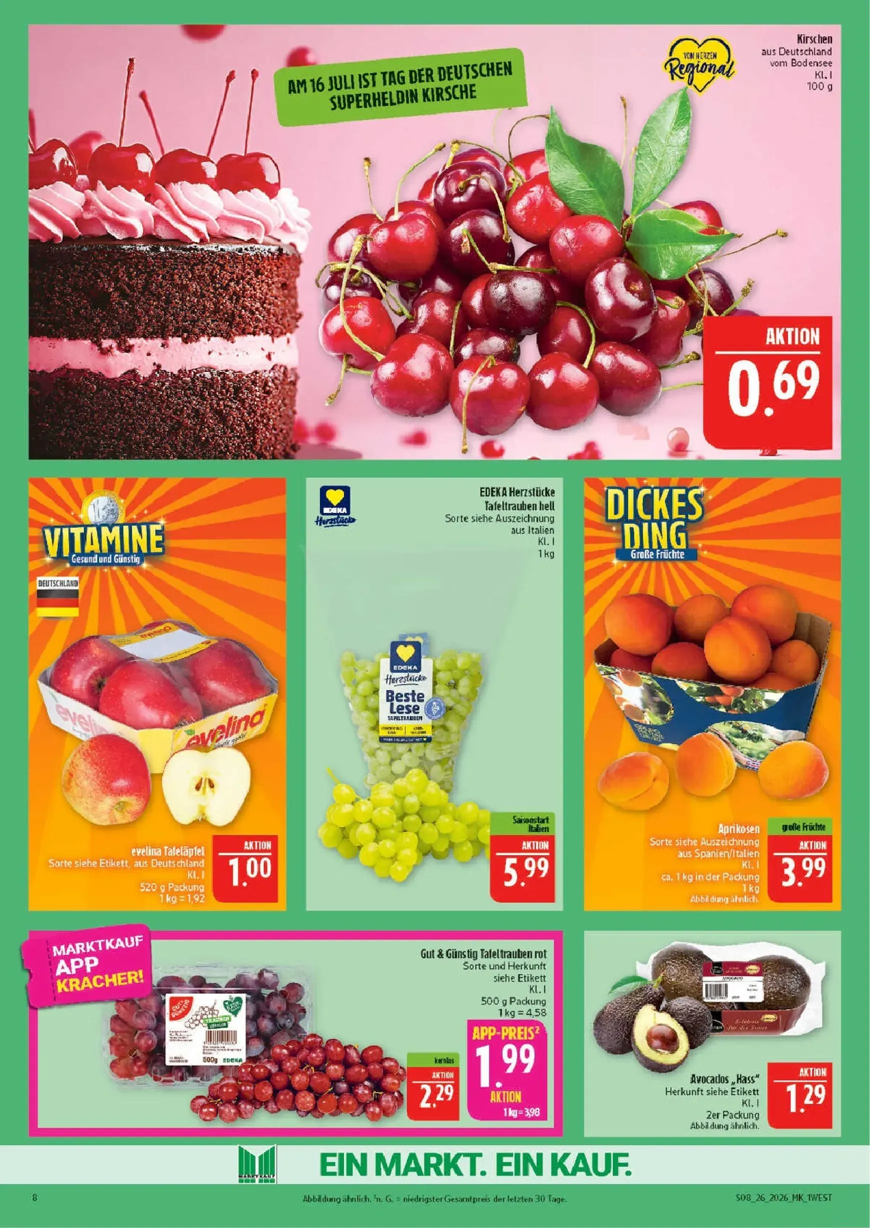 Marktkauf Prospekt – von Montag 22.06.2026 bis Samstag 27.06.2026 von 22. Juni bis 27. Juni 2026 - Prospekt seite 8