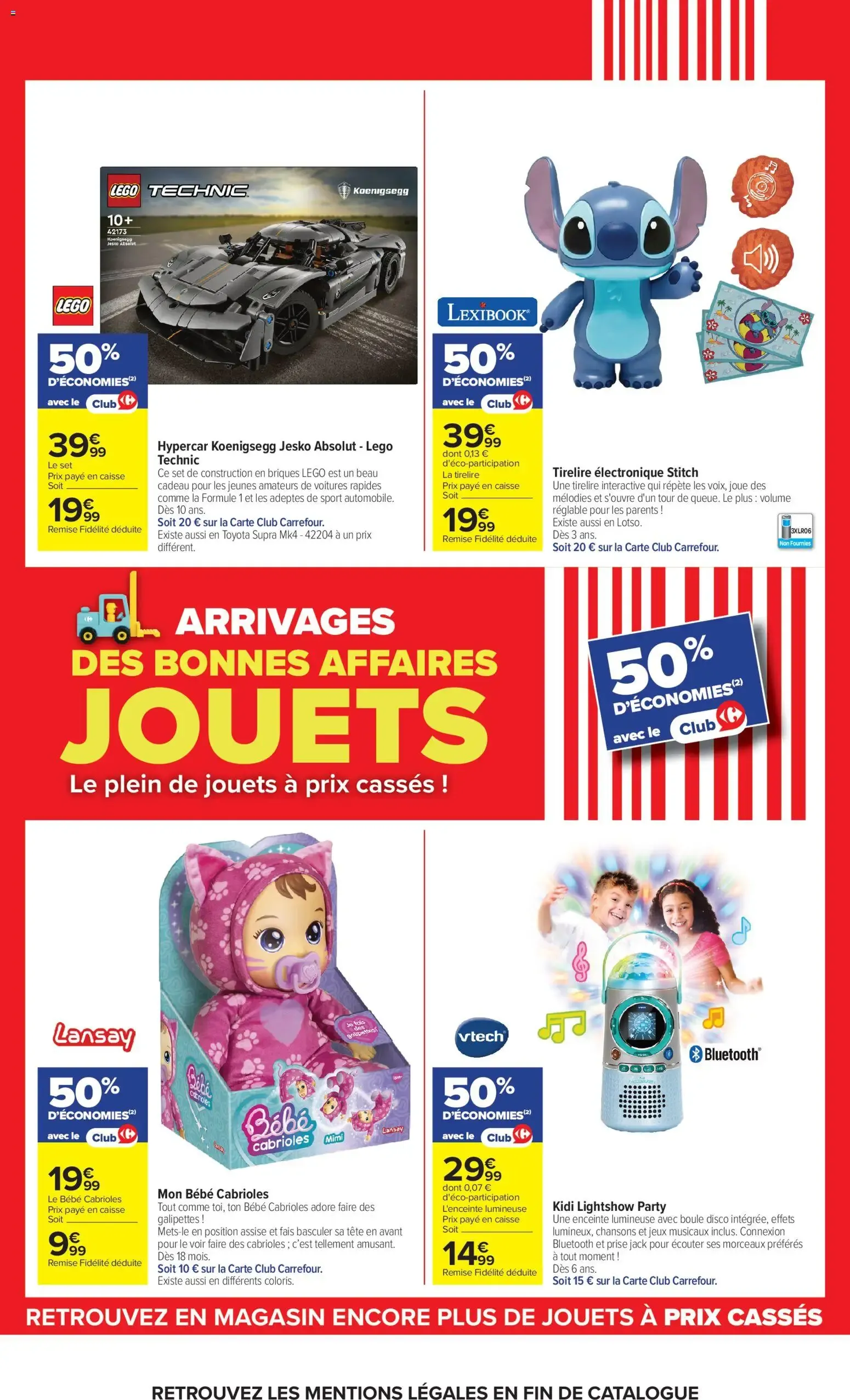 Carrefour Jouets arrivages des bonnes affaires à partir du 22/09/2026 - promo en ligne du 22 septembre au 5 octobre 2026 - Catalogue page 4