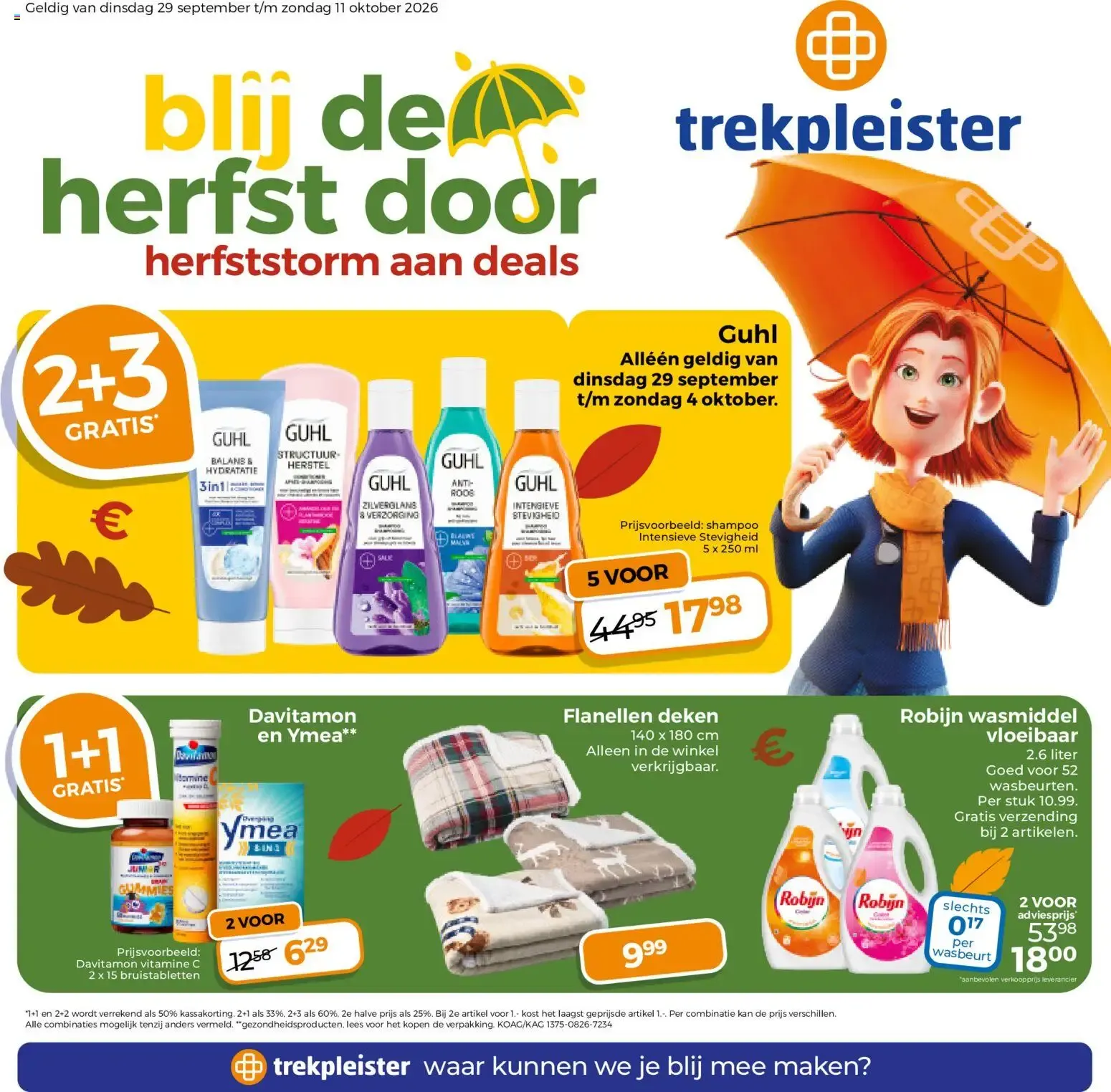 blij de herfst door herfststorm aan deals van 29 september tot 11 oktober 2026 - Folder pagina 1
