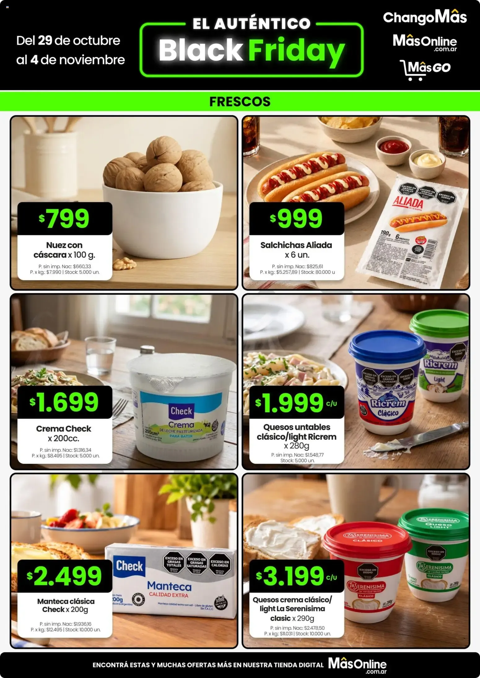 Ofertas de Changomas BLACK FRIDAY Folleto de 29/10/2026 29 de octubre al 4 de noviembre 2026 - Página 10 del catálogo