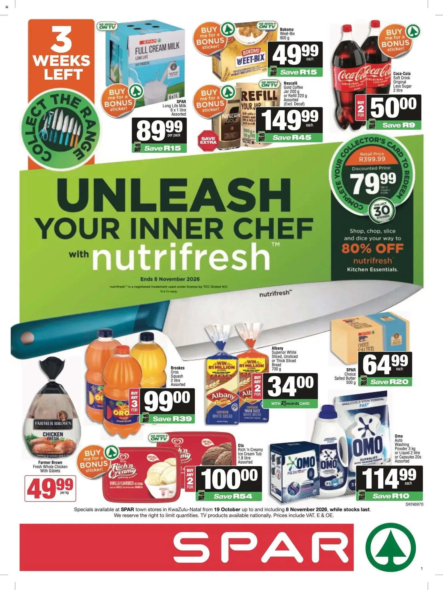 Spar Specials (19/10/2026 - 08/11/2026) Online from 19 October to 8 November 2026 - Catalogue Page 1