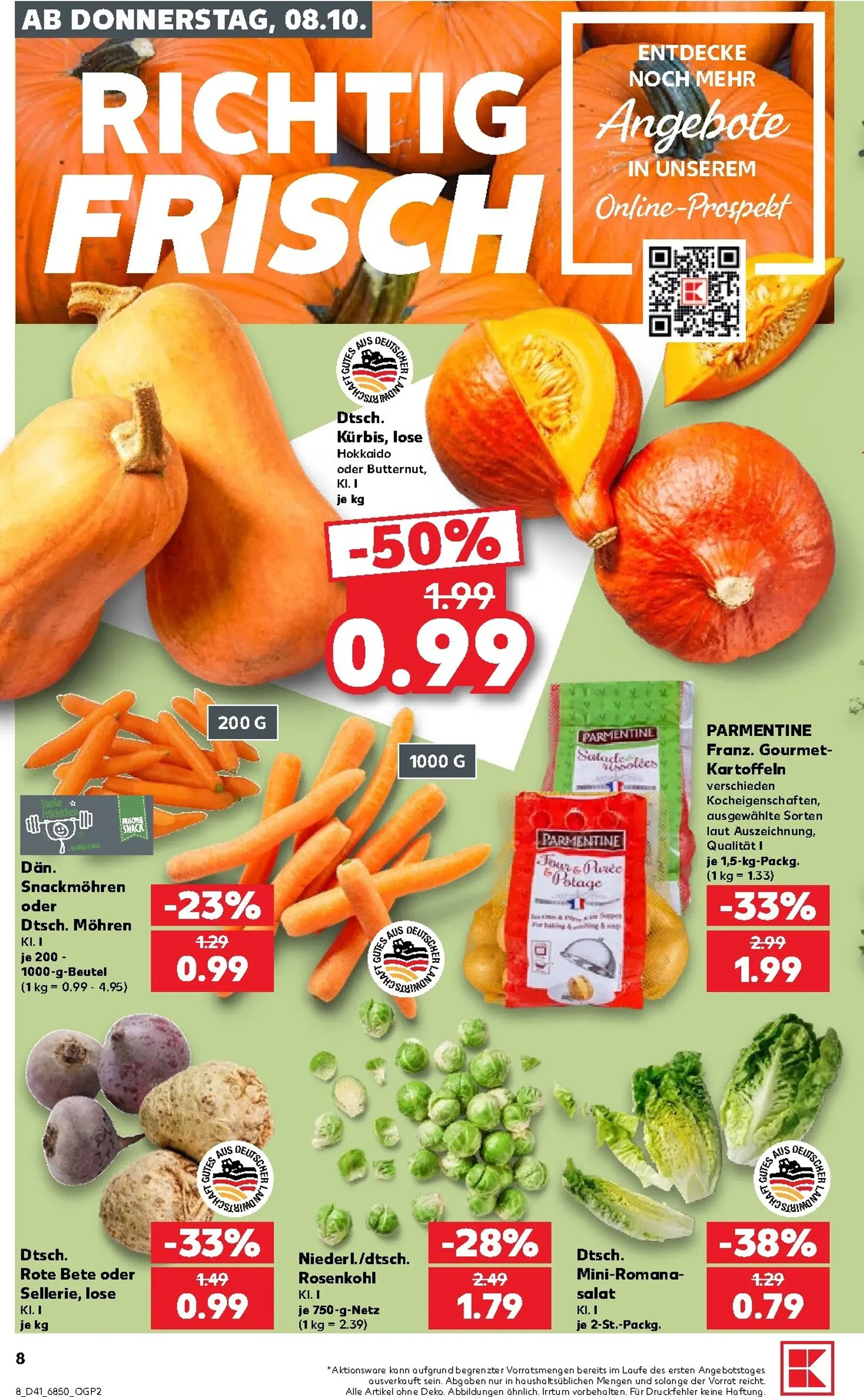 Neuer Kaufland Prospekt – von Donnerstag 08.10.2026 bis Mittwoch 14.10.2026 von 8. Oktober bis 14. Oktober 2026 - Prospekt seite 9