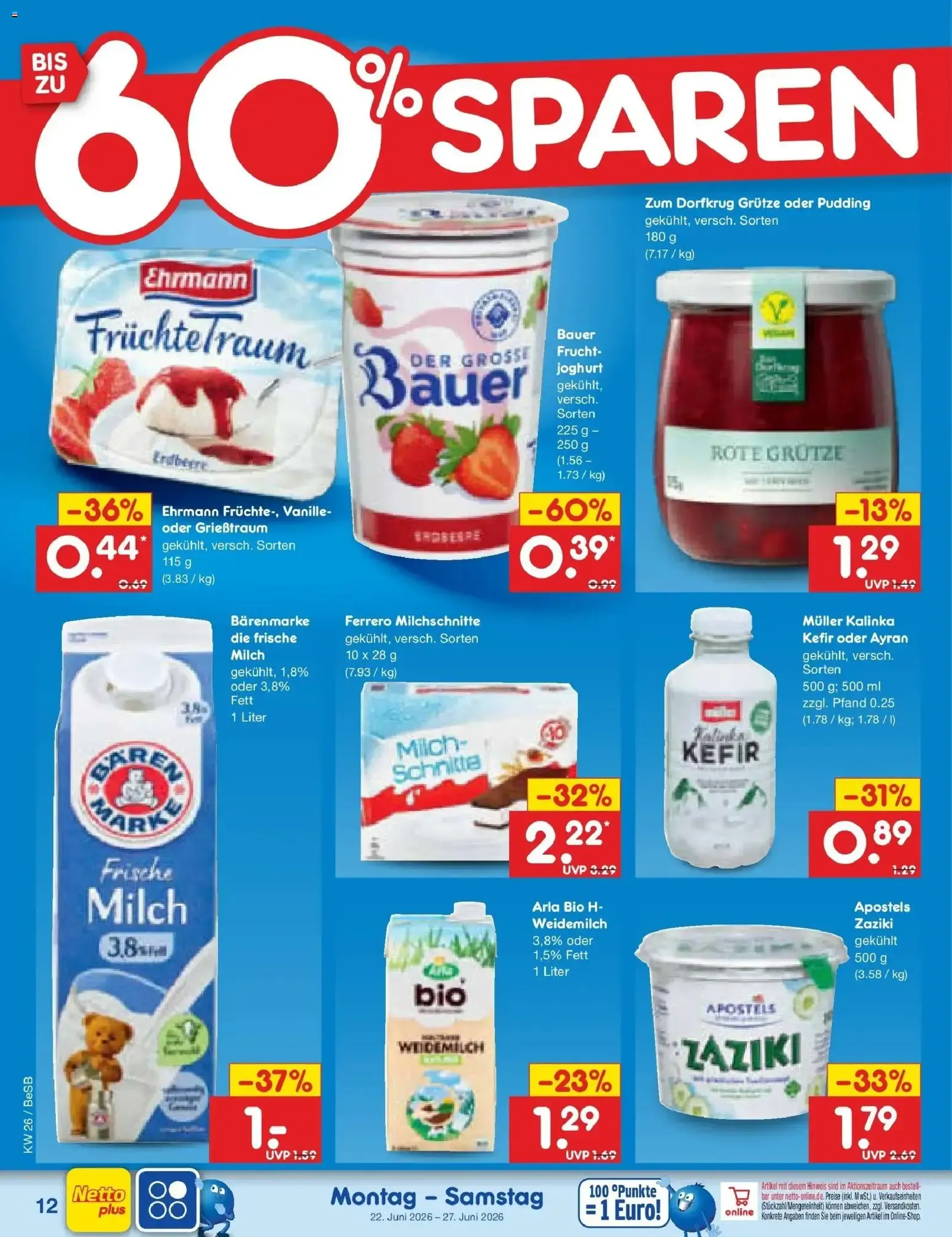 Netto Marken-Discount Prospekt Kremmen (ab 22.06.2026) » Angebote von 22. Juni bis 27. Juni 2026 - Prospekt seite 14