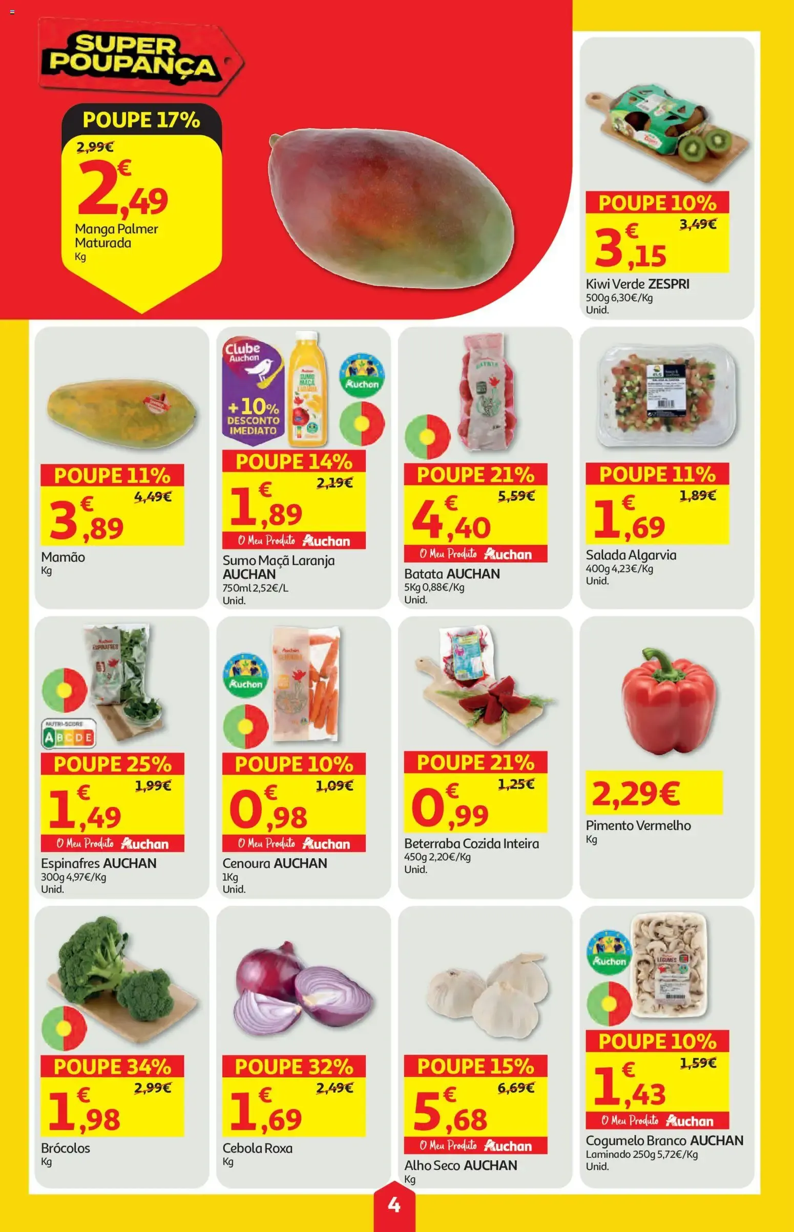 Folheto Auchan Super Poupança de 25 de junho até 1 de julho 2026 - Pagina 4